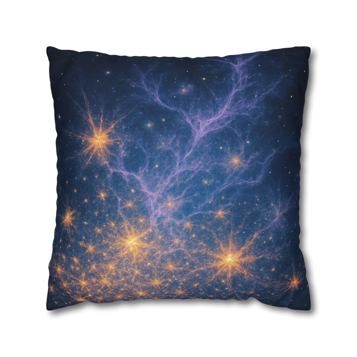 Starburst Lace Field designer print pillow cases