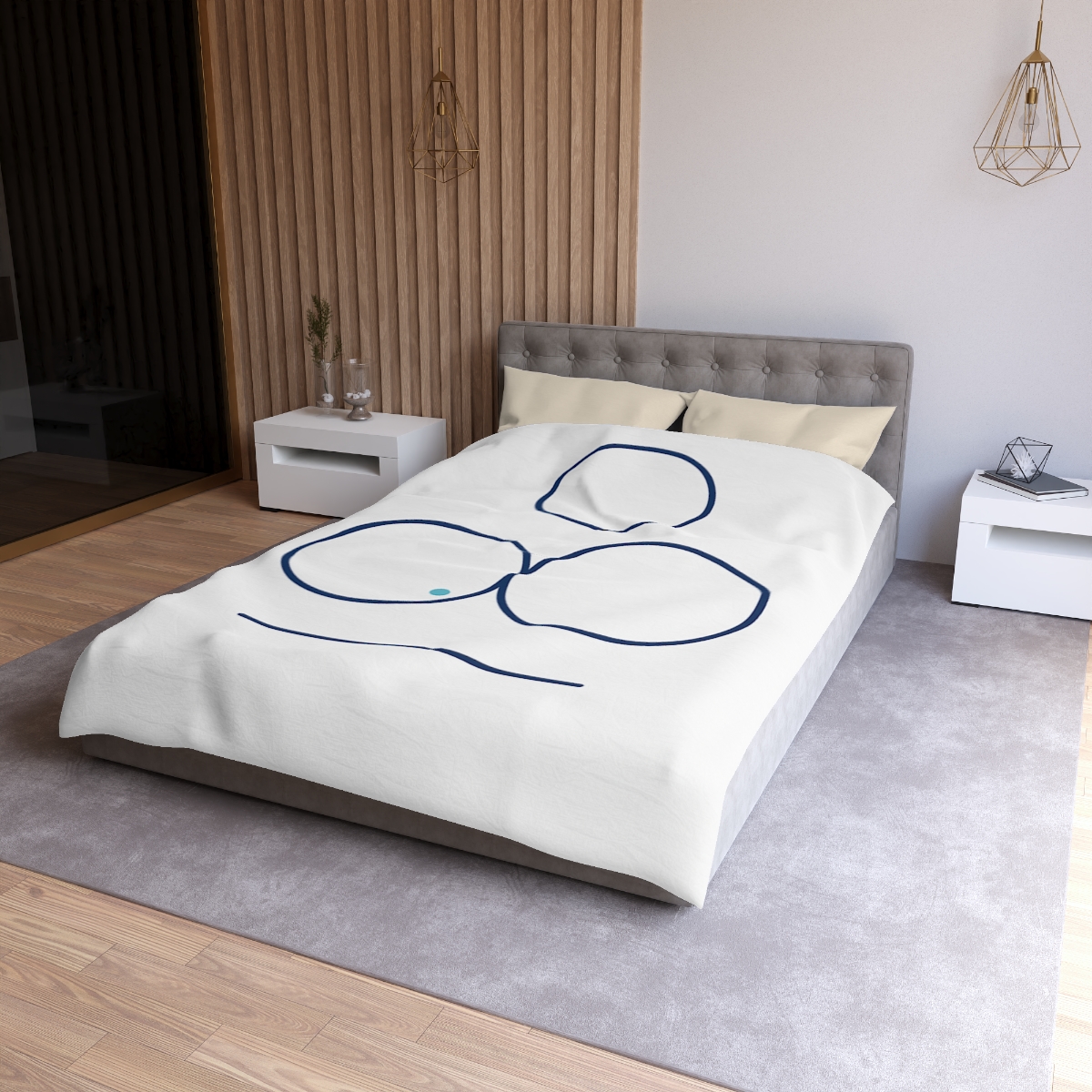 Triad Rings With Shared Tangent stylish duvet covers