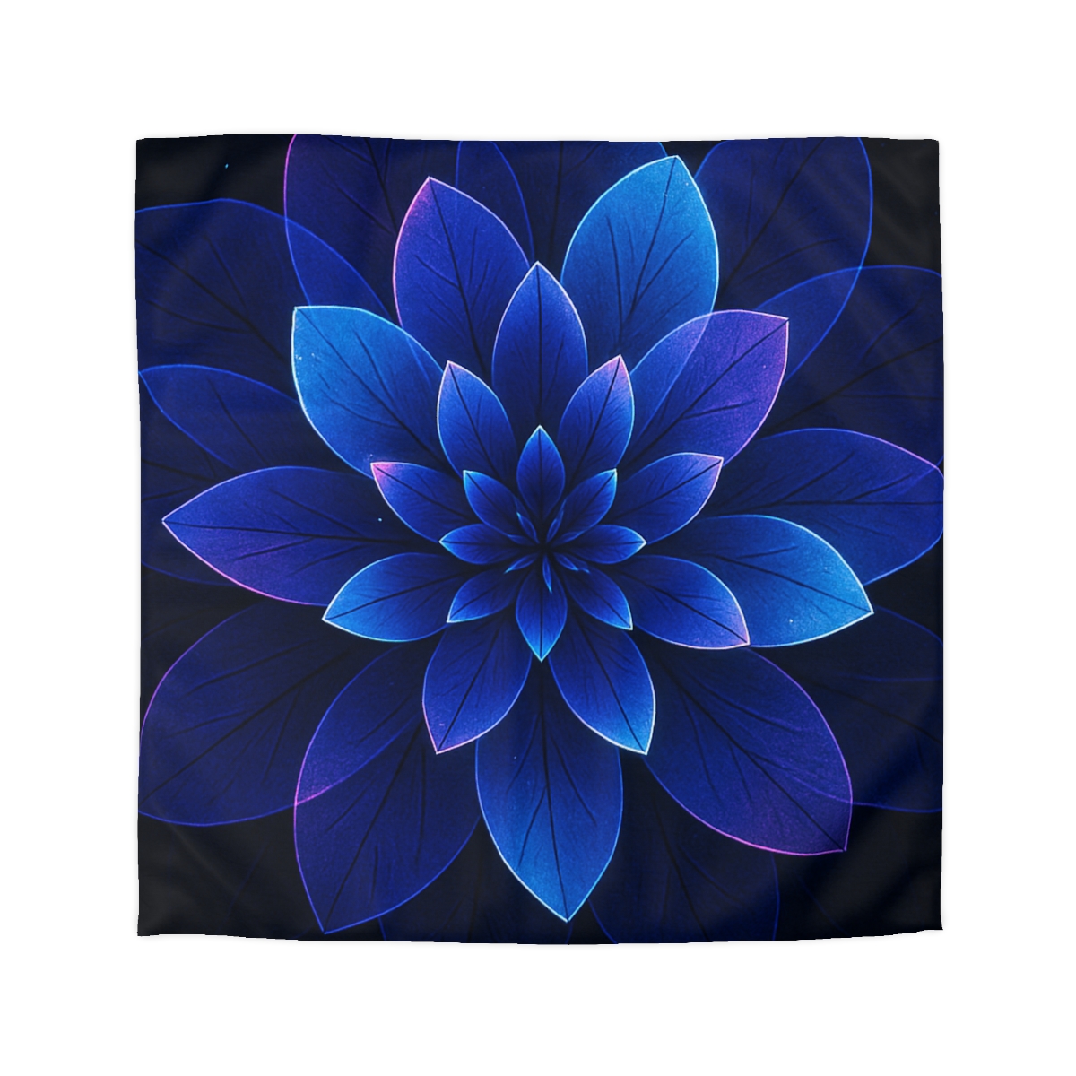 Petal Prism Overlap designer printed duvets