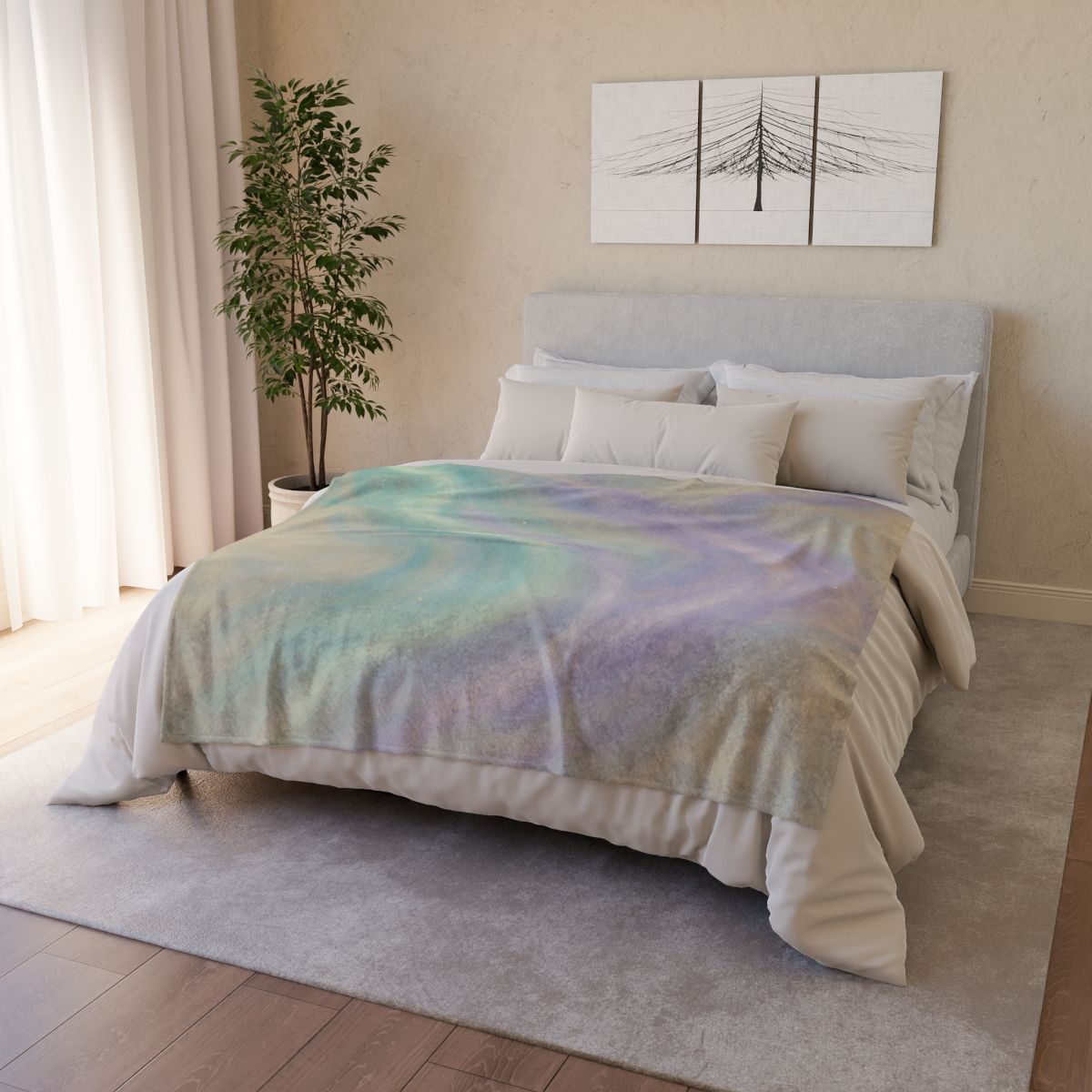 Auroral Dust Veil trendy patterned blankets