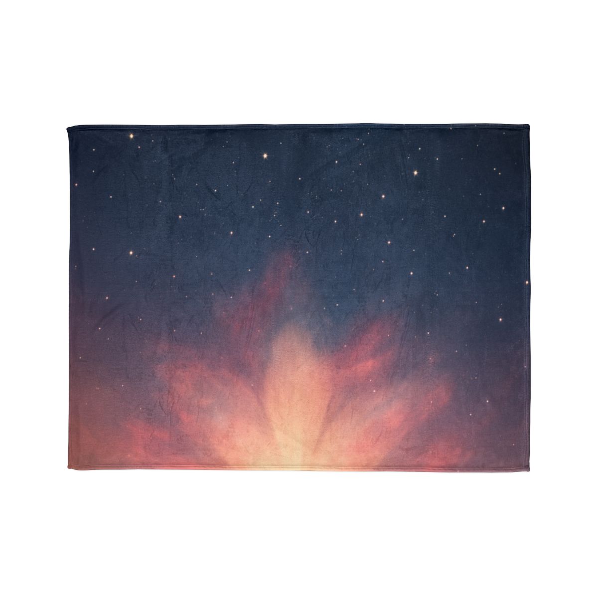 Starlit Horizon Bloom personalized cozy blankets