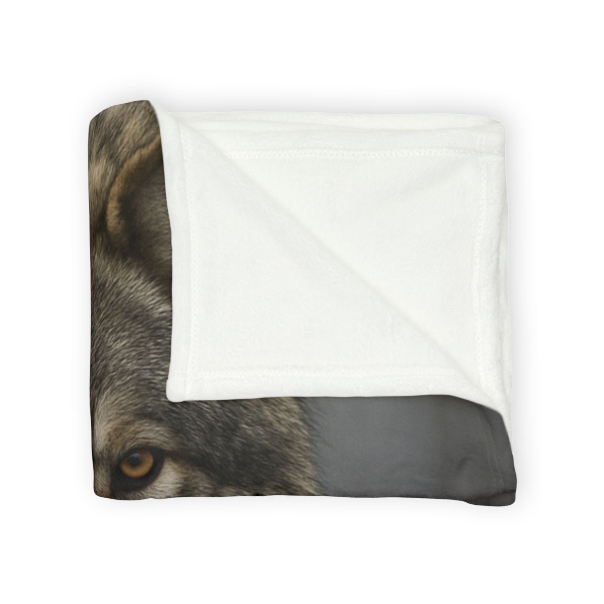 Silver Hush Gray Wolf warm winter blankets