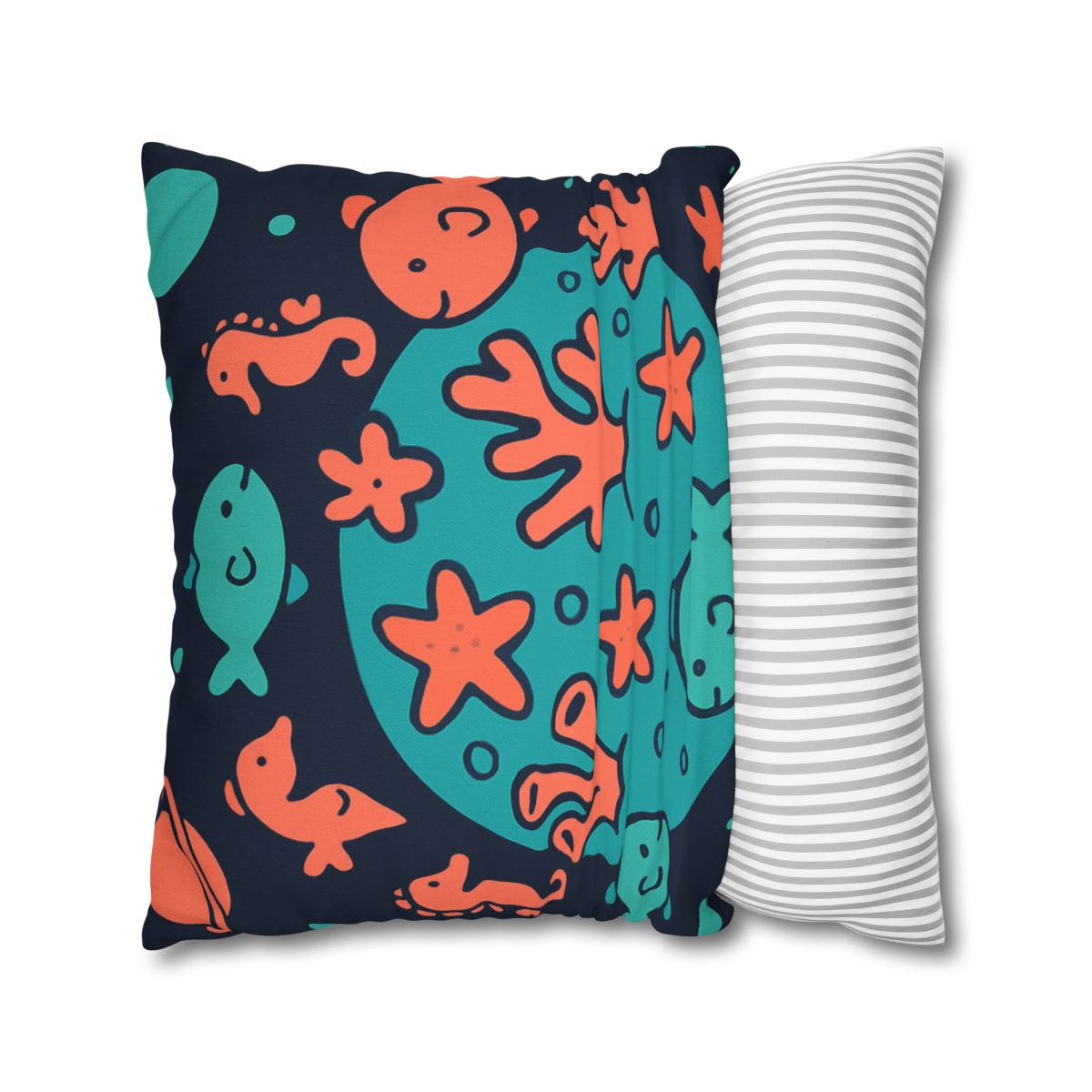 Cosmic Coral Reef Planet stylish decorative pillowcases