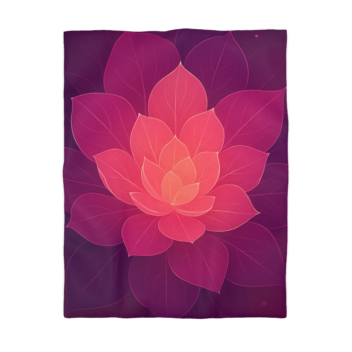 Petal Prism Overlap unique patterned duvets