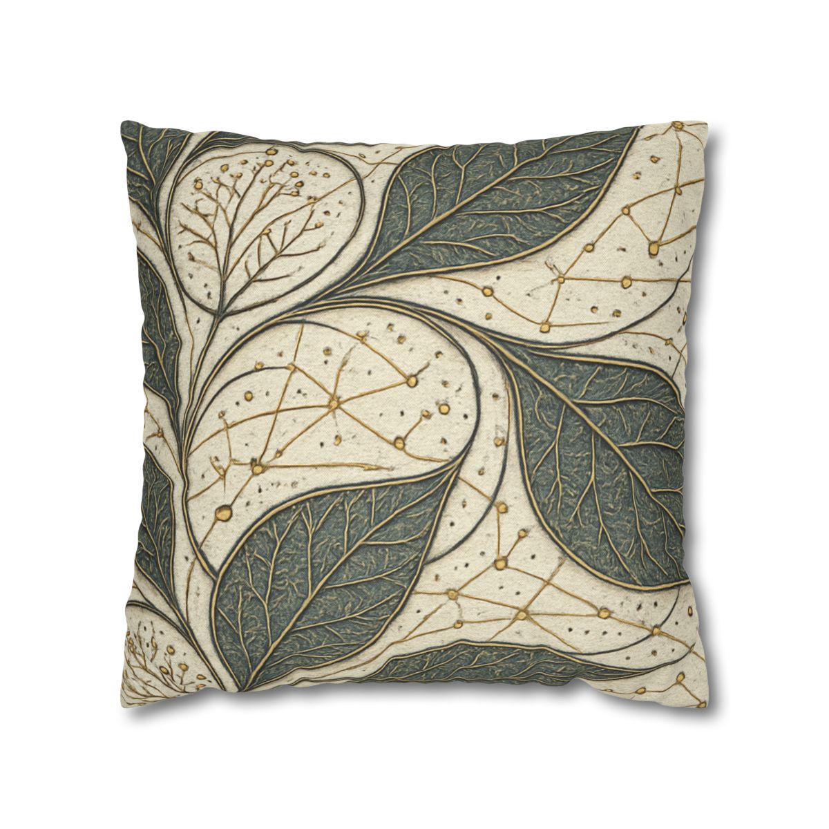 Leaf Vein Starchart Filigree designer print pillow cases