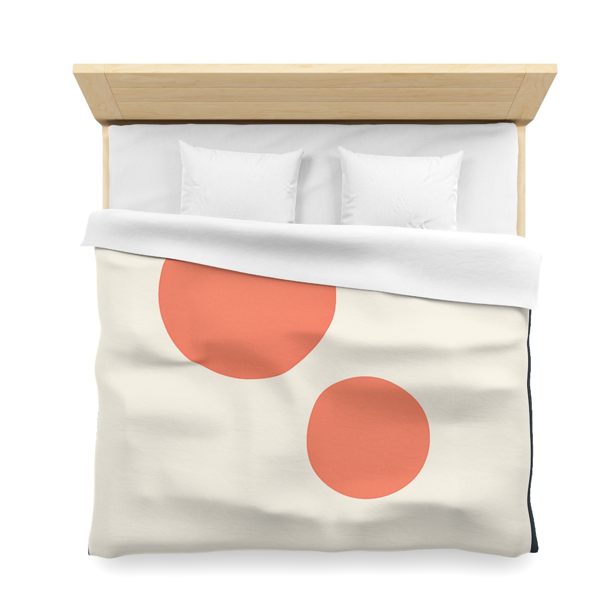 Asymmetric Frame Gap With Two Discs custom duvets