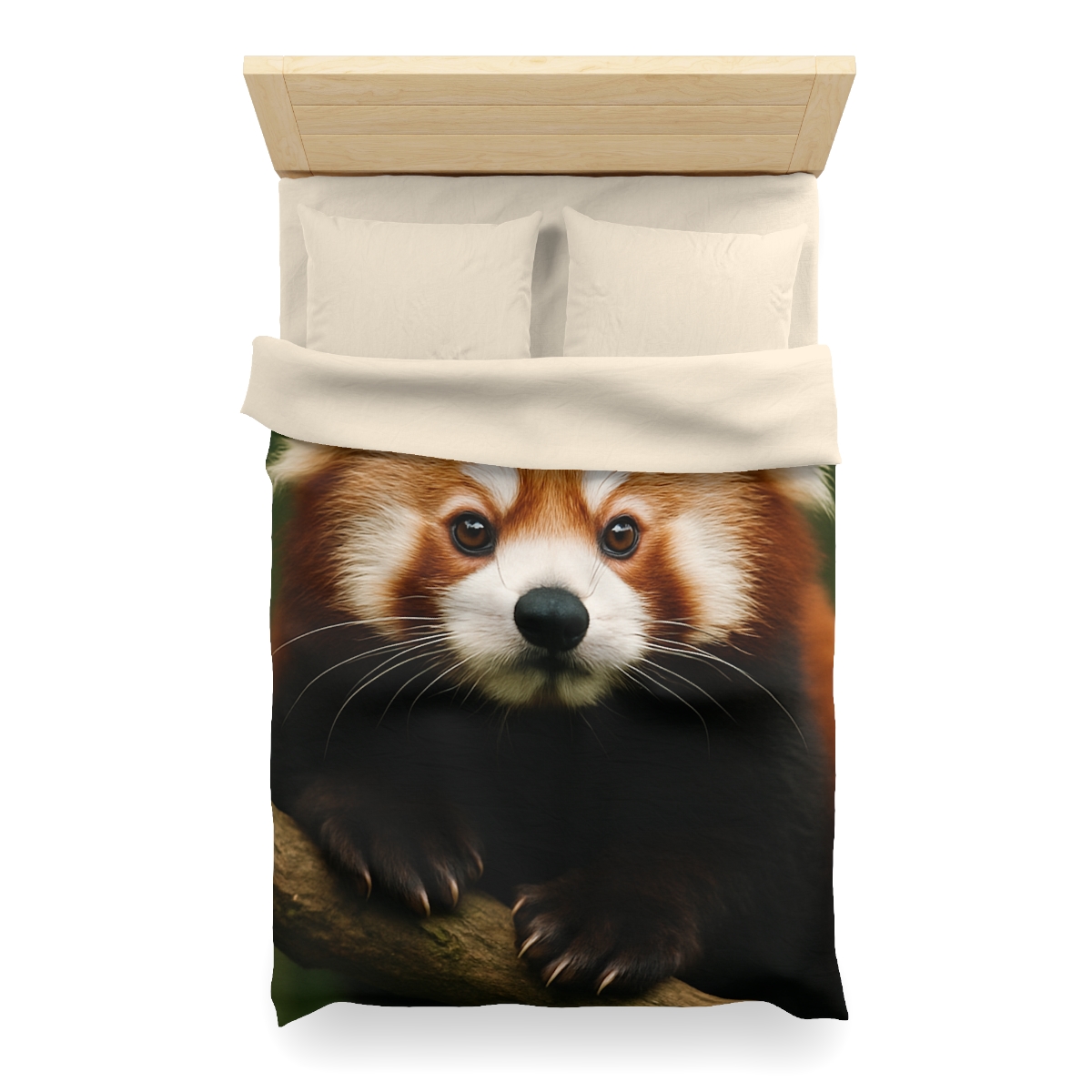 Bamboo Climber Red Panda soft comforter duvets