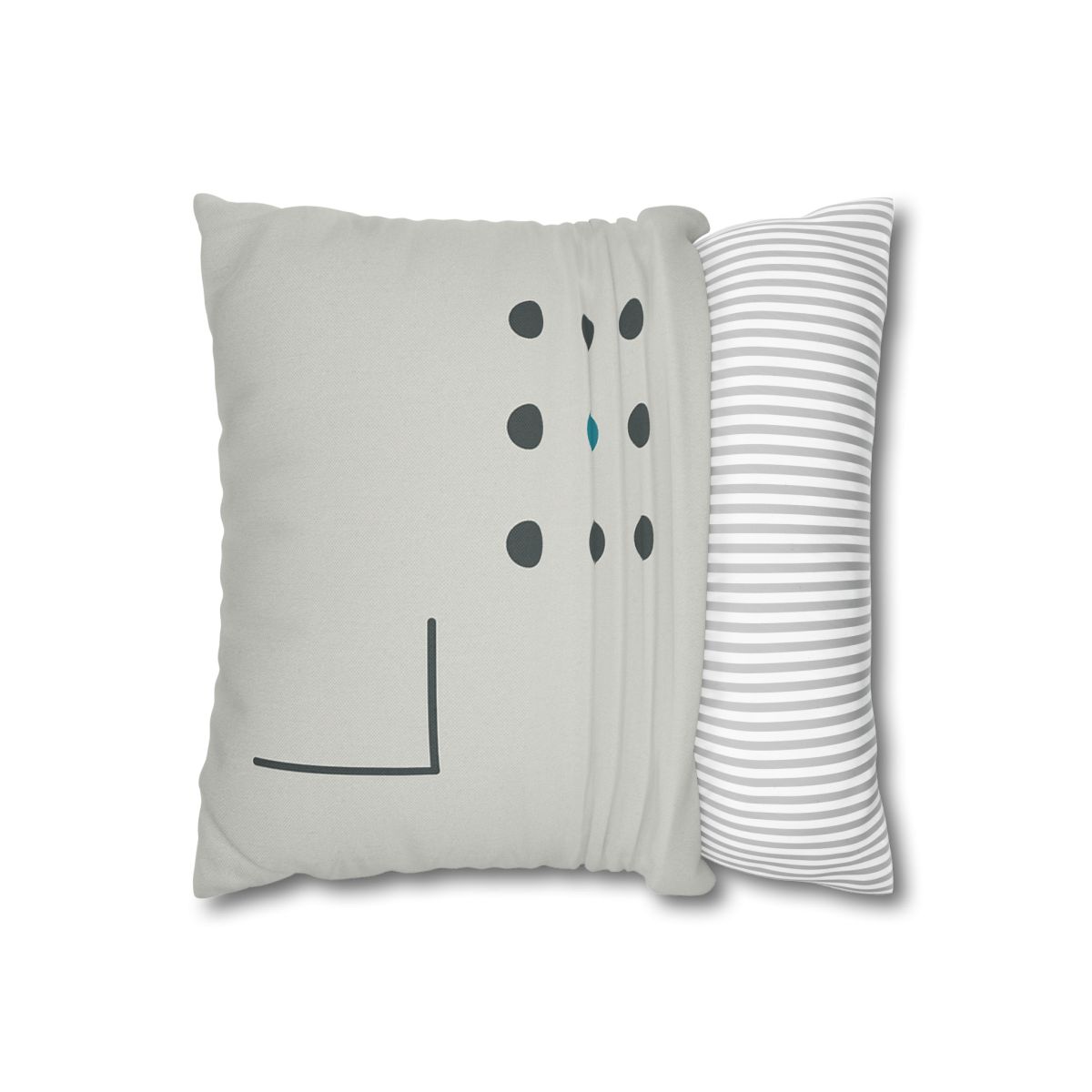 Sparse Dot Grid With Missing Corner custom pillow cases