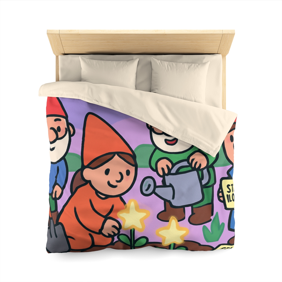 Galactic Garden Gnomes duvets for gifts