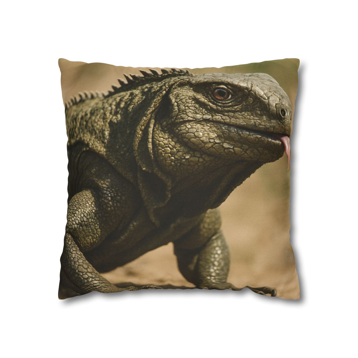 Ancient Sentinel Komodo Dragon trendy patterned pillow cases