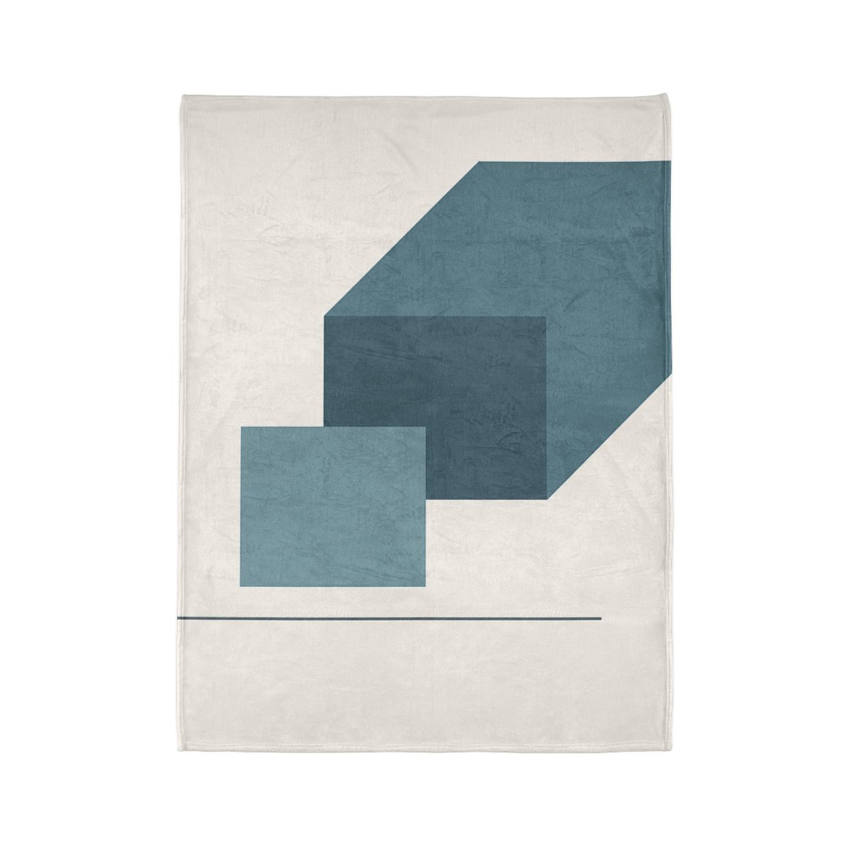 Stepped Rectangle Orbits personalized cozy blankets