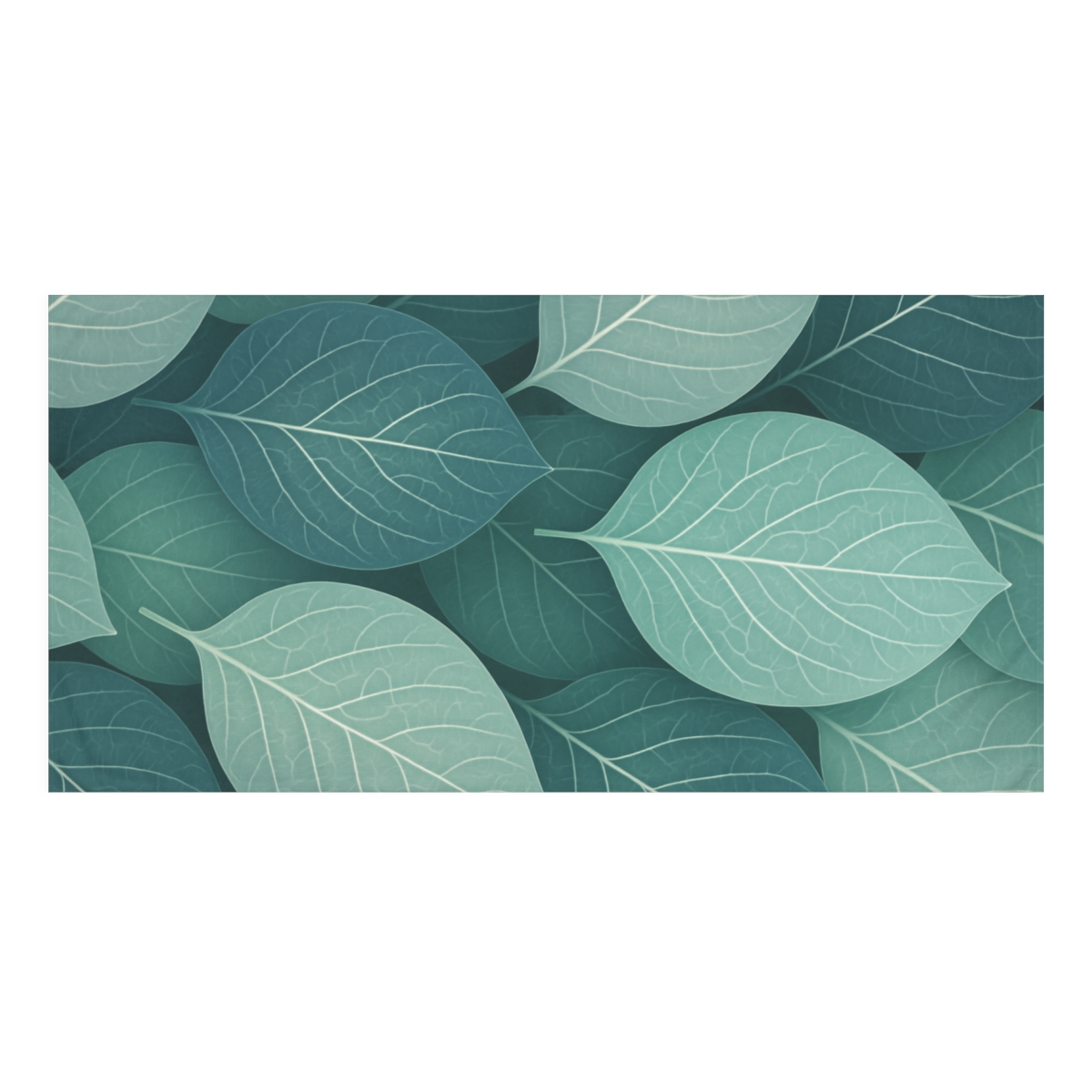 Leaf Vein Circuitry custom towels