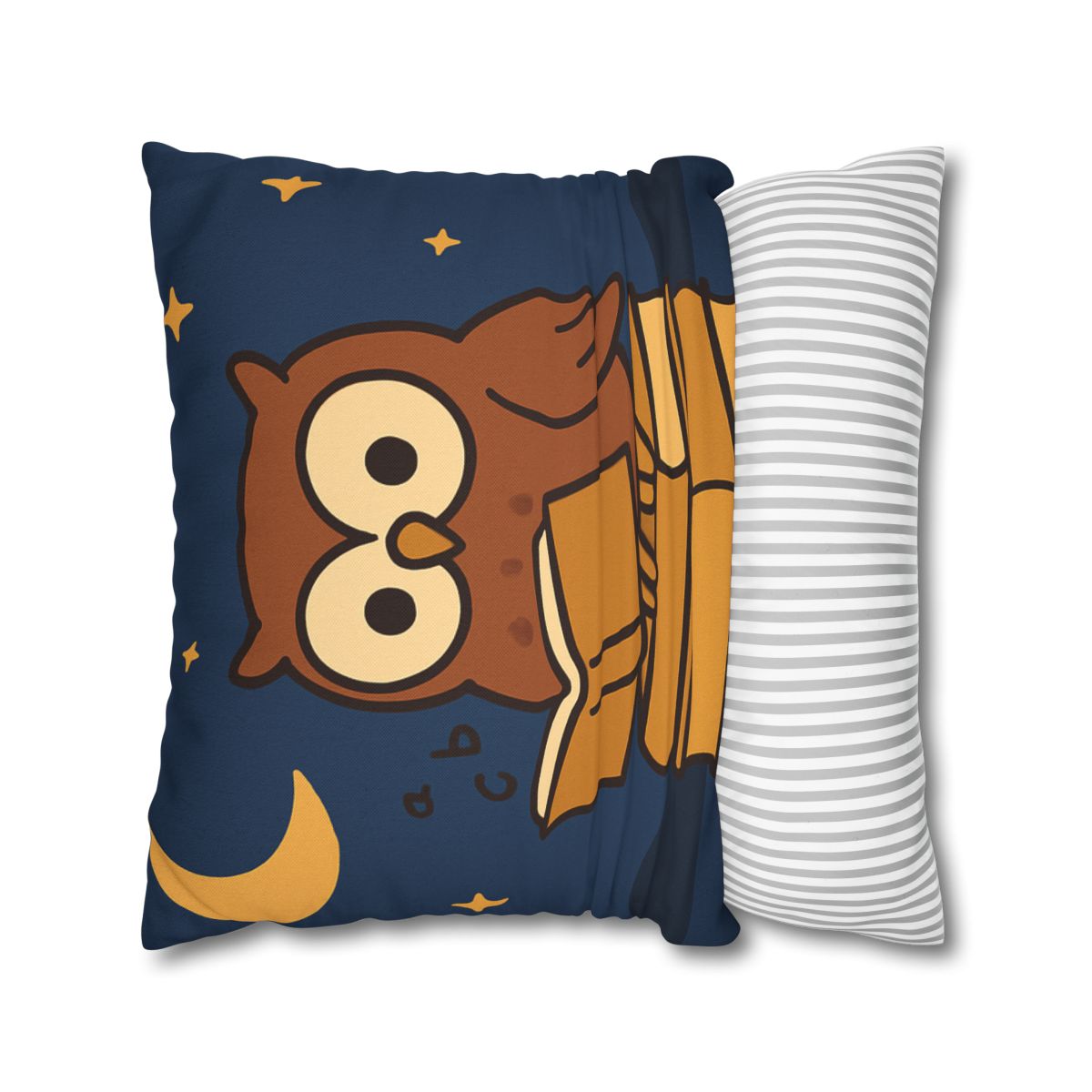Moonlight Owl Library soft cotton pillow cases