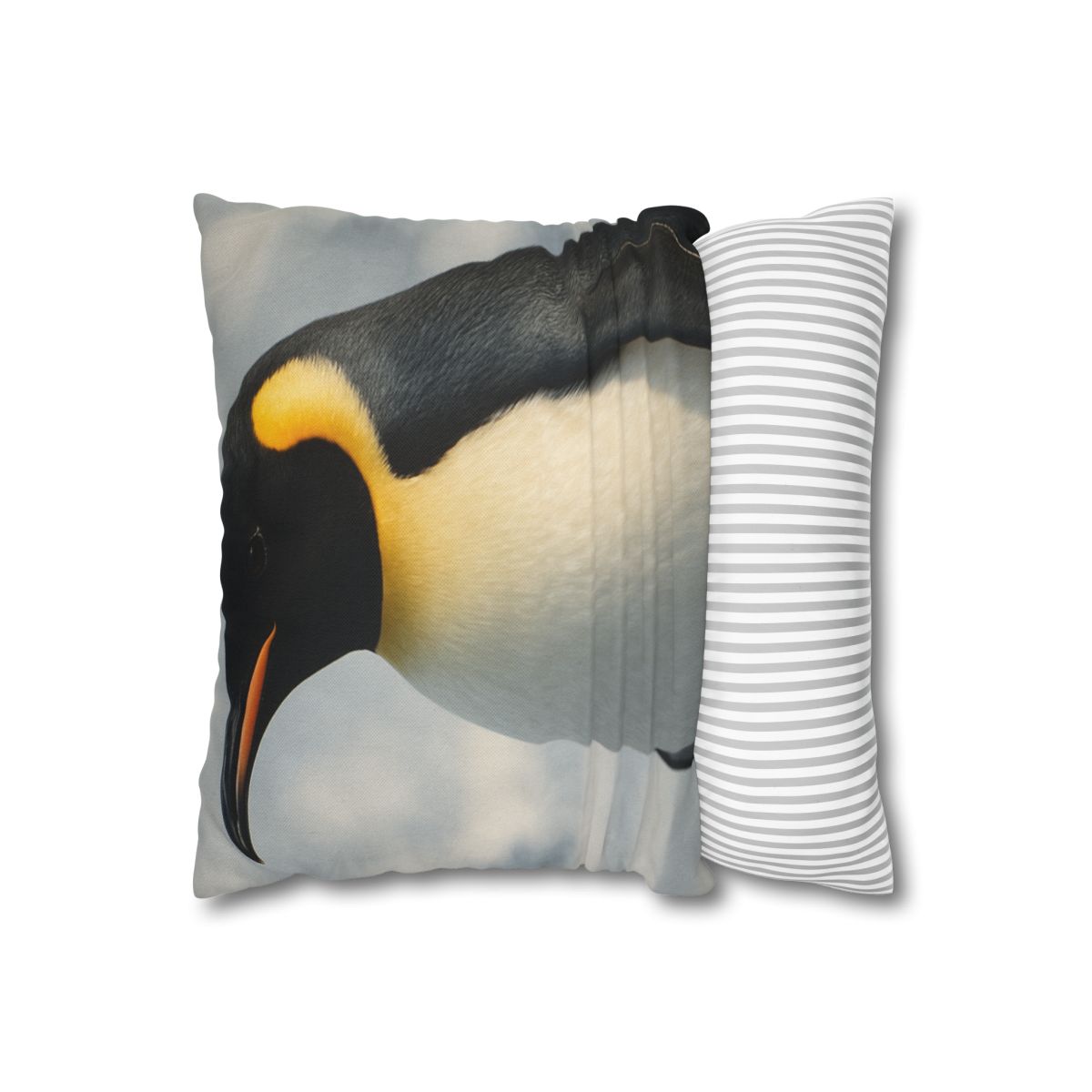 Aurora Drift Emperor Penguin comfortable bedding pillow covers