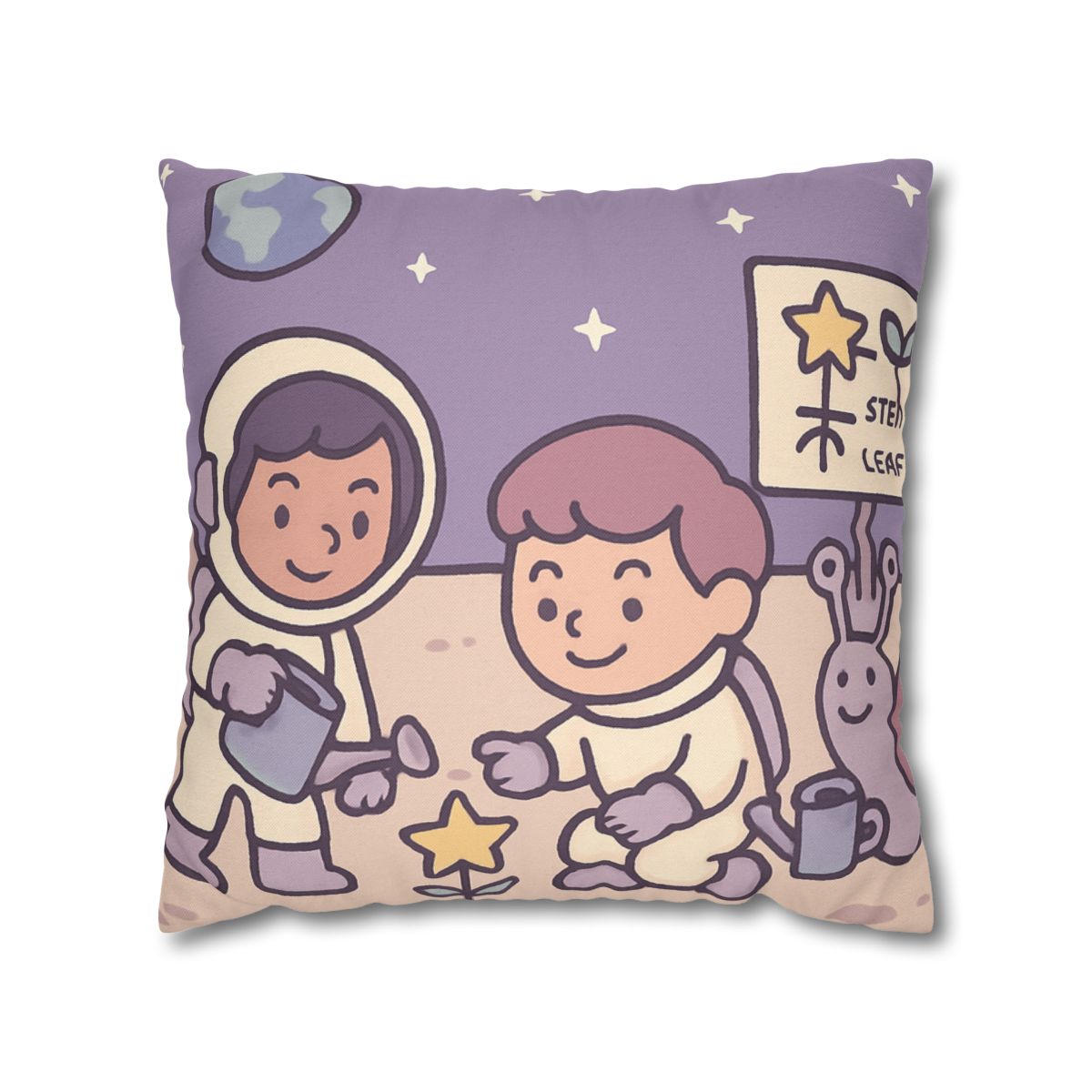 Moon Gardeners Planting Stardust Seeds soft cotton pillow cases