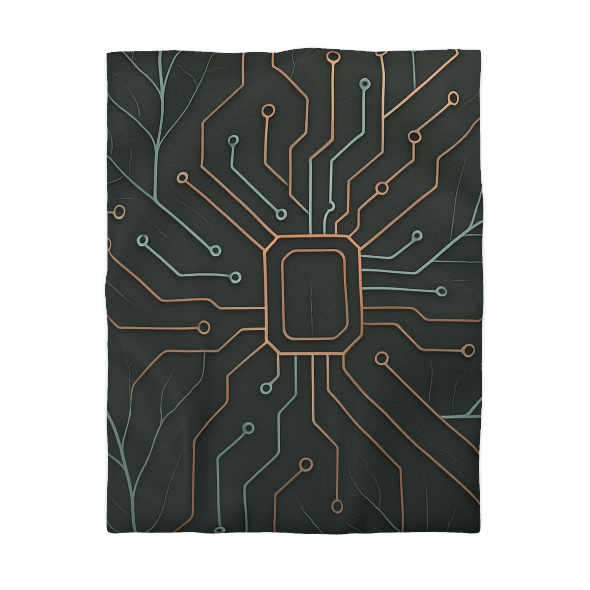 Leaf Vein Circuitry unique patterned duvets