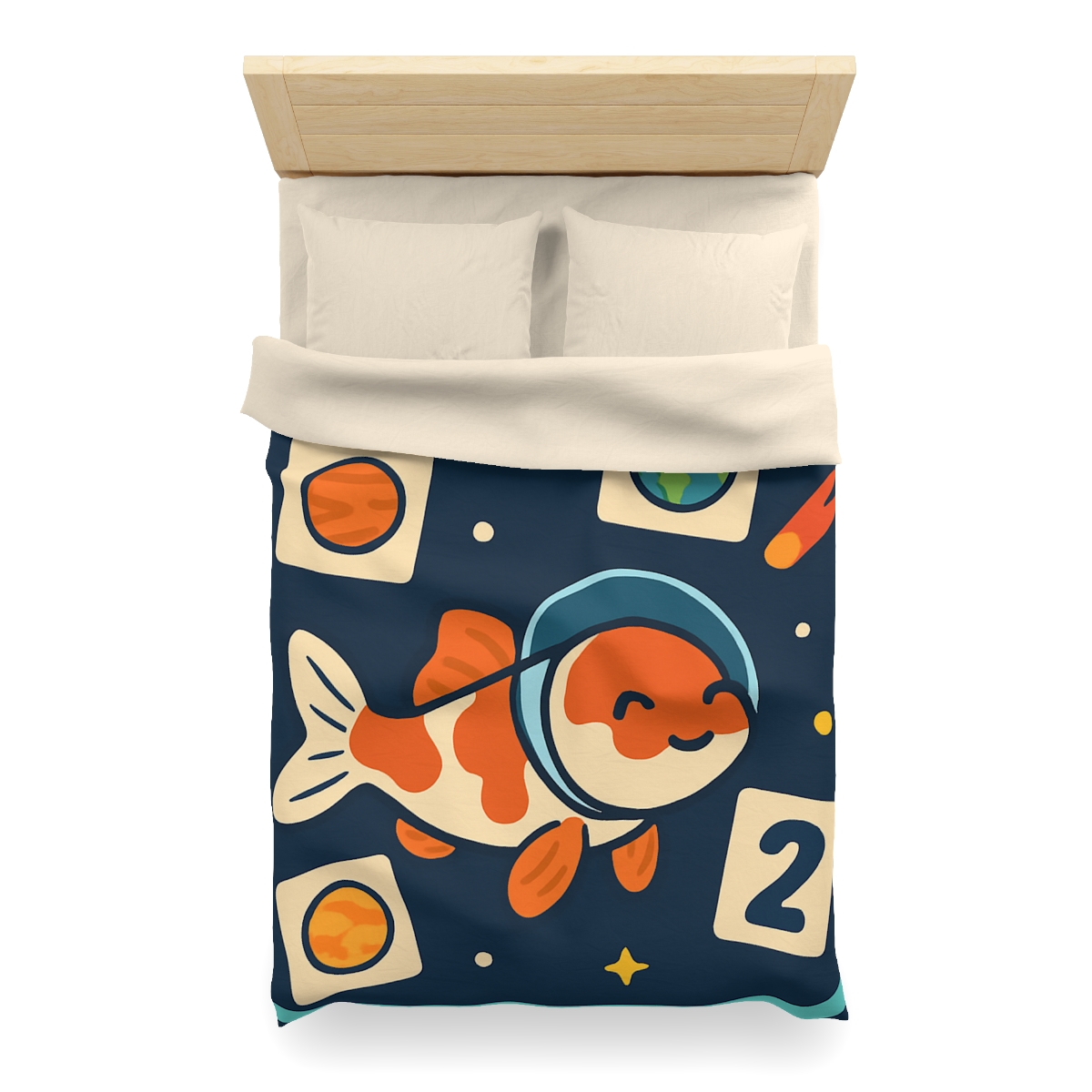 Comet Koi Classroom custom duvets