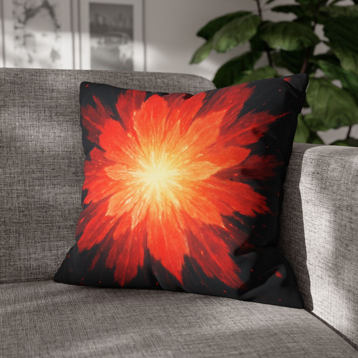 Starburst Ember Bloom unique gift pillow cases