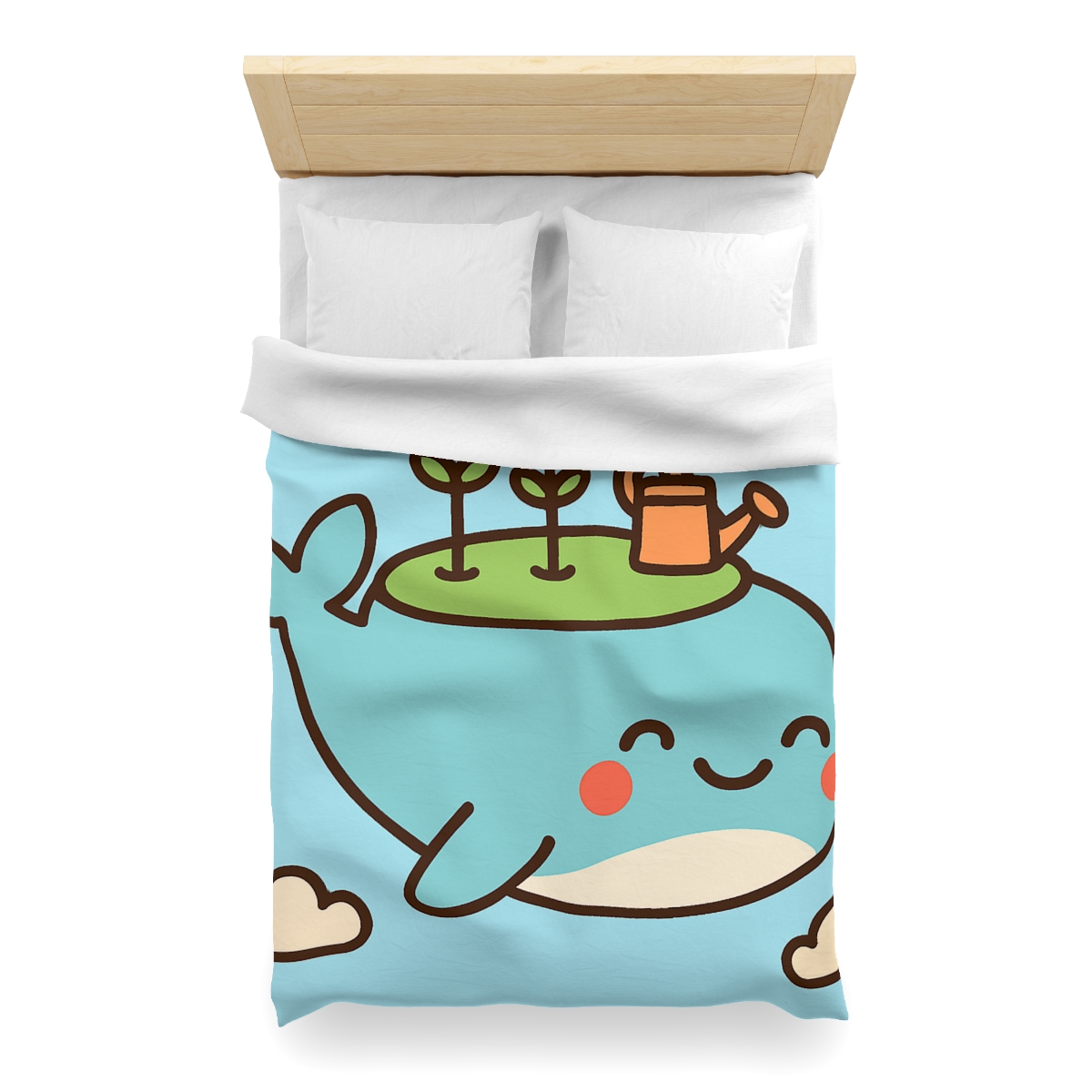 Sky Whale Seedling Planet Garden duvets for gifts