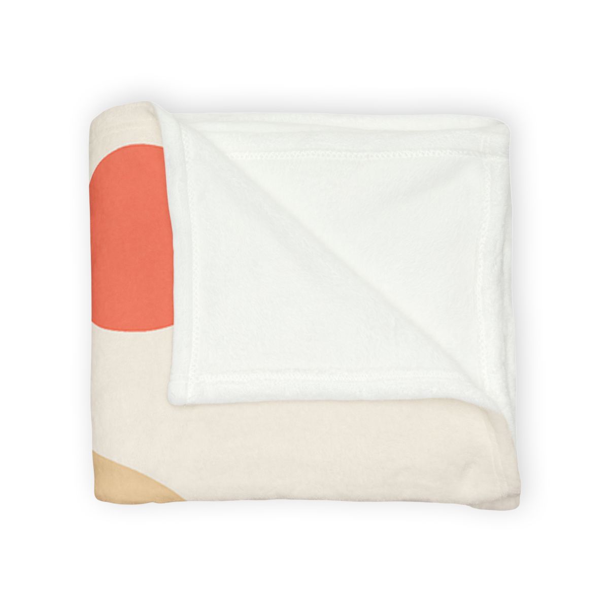 Three Circles With Quiet Overlap designer printed blankets