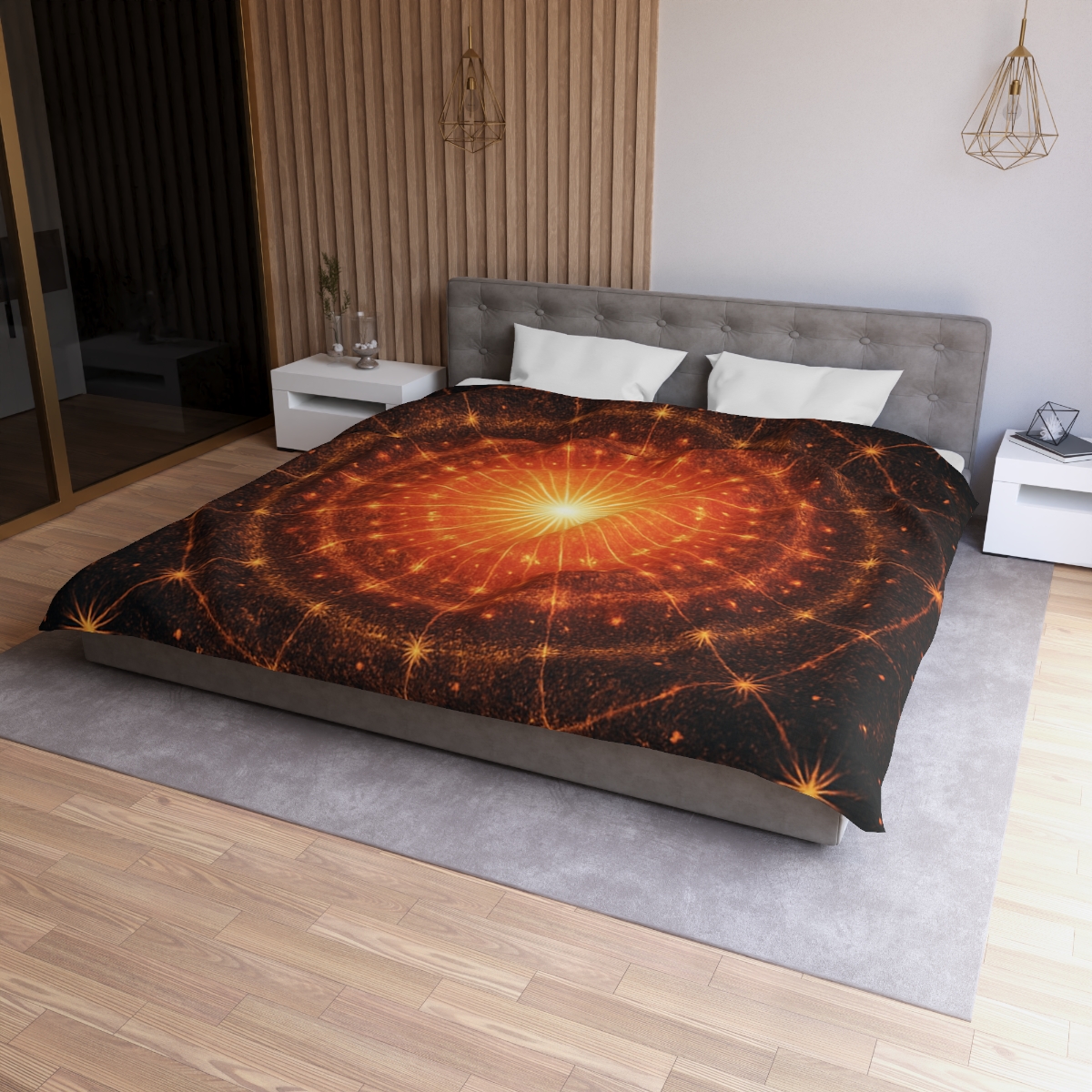 Photon Burst Mandala warm winter duvets
