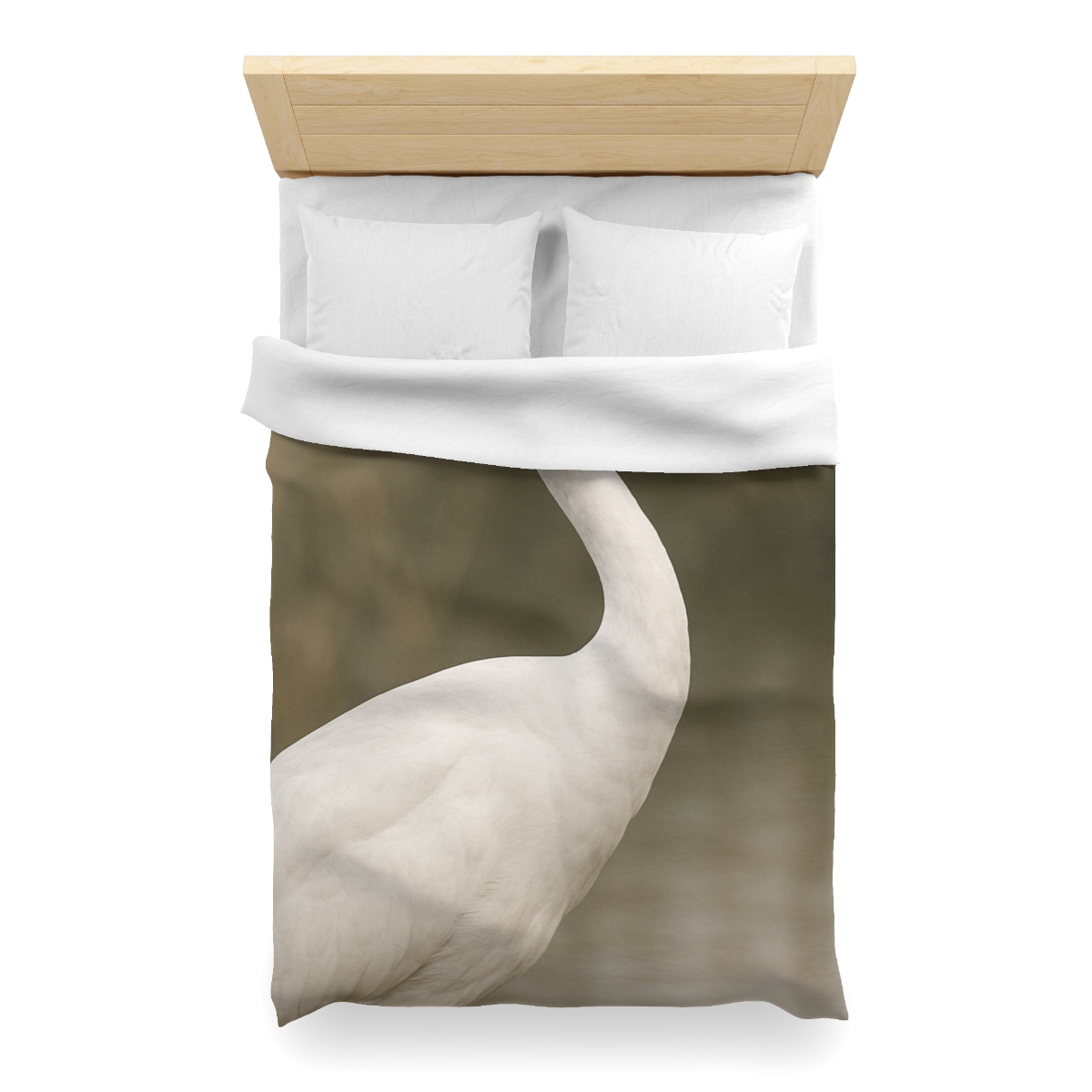 Silver Poise Whooping Crane trendy bedroom duvets