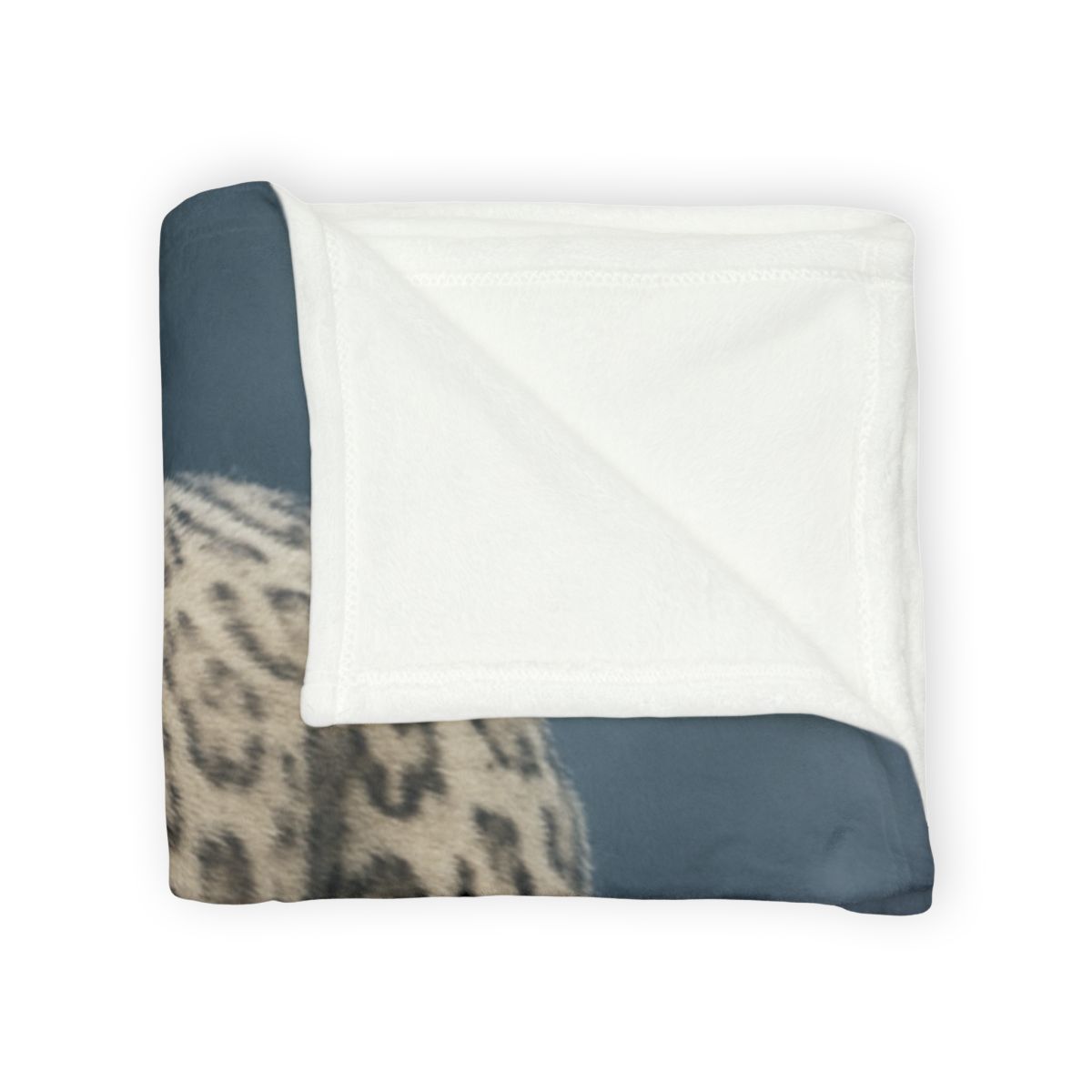 Aurora Gaze Snow Leopard trendy patterned blankets