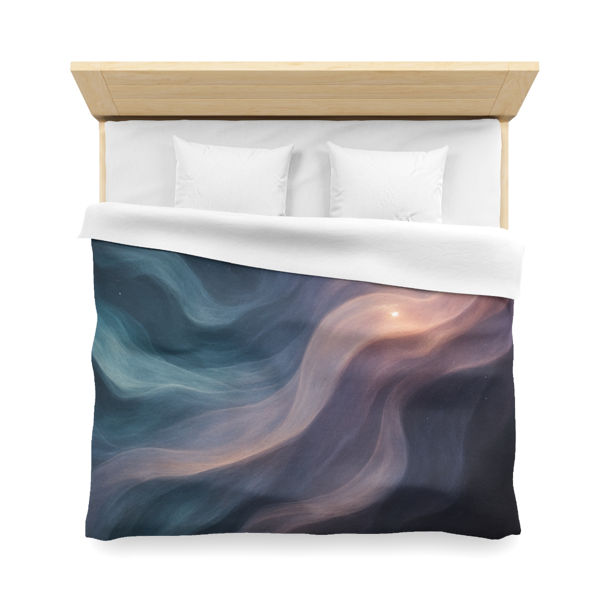 Prismatic Nebula Silk Drift personalized bedding duvets