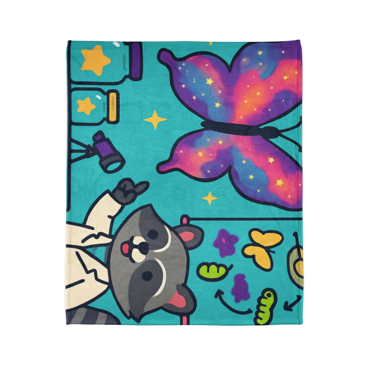 Nebula Garden Butterflies Lab trendy patterned blankets