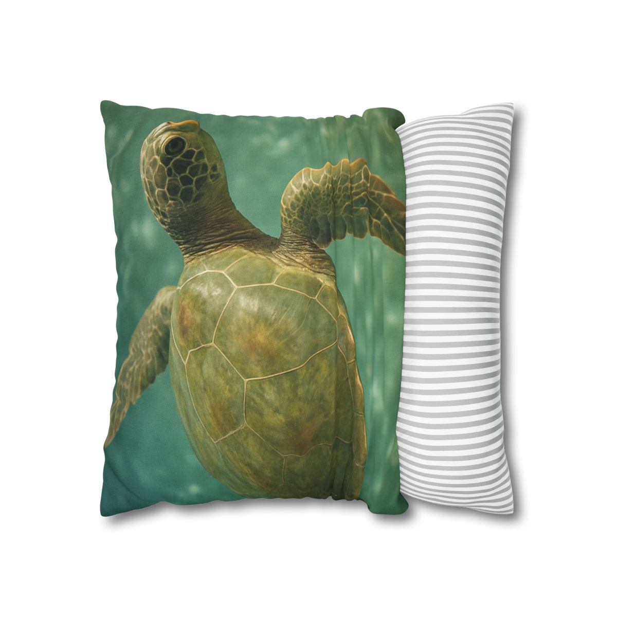 Sea Lantern Green Sea Turtle soft cotton pillow cases