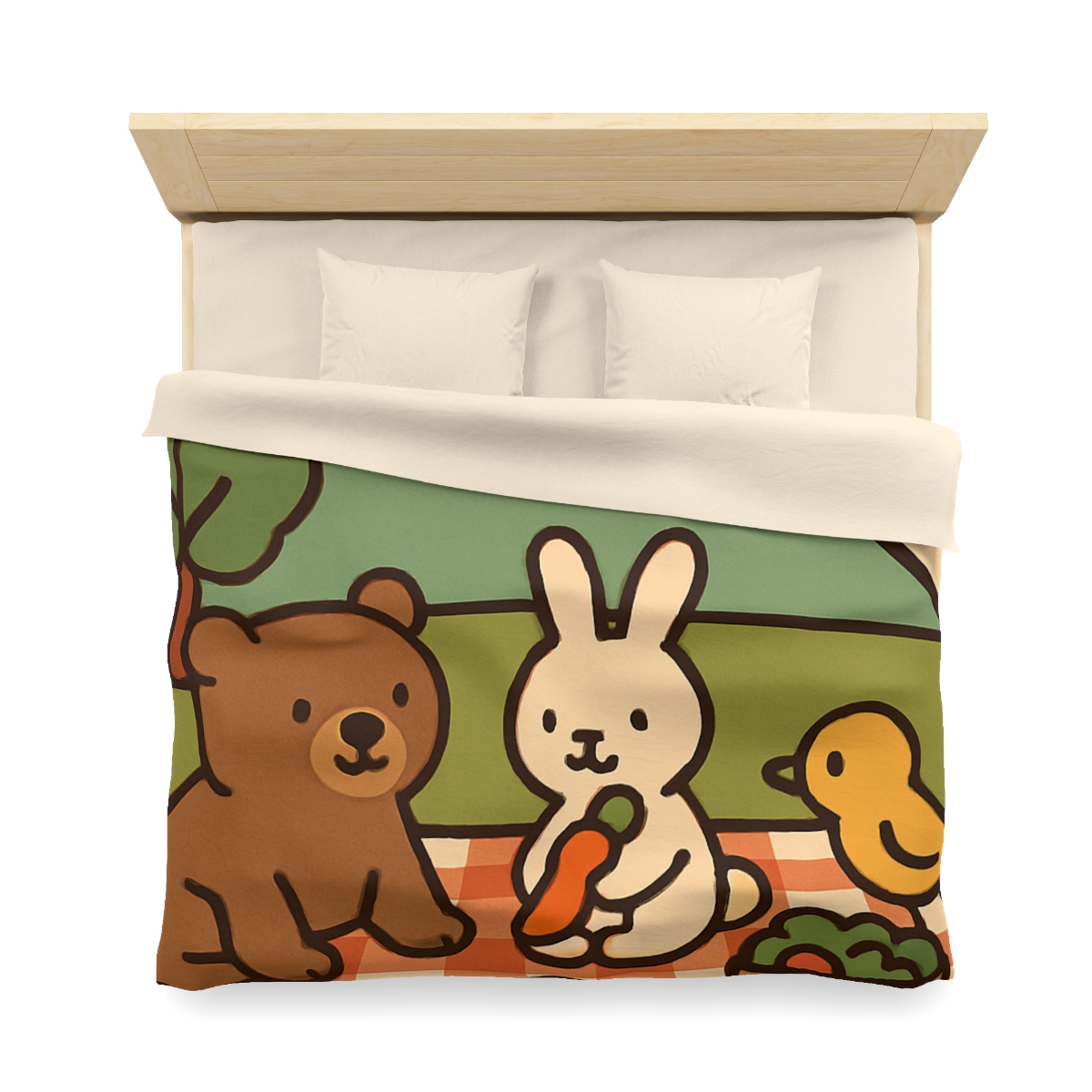 Mountain Picnic Pals soft comforter duvets