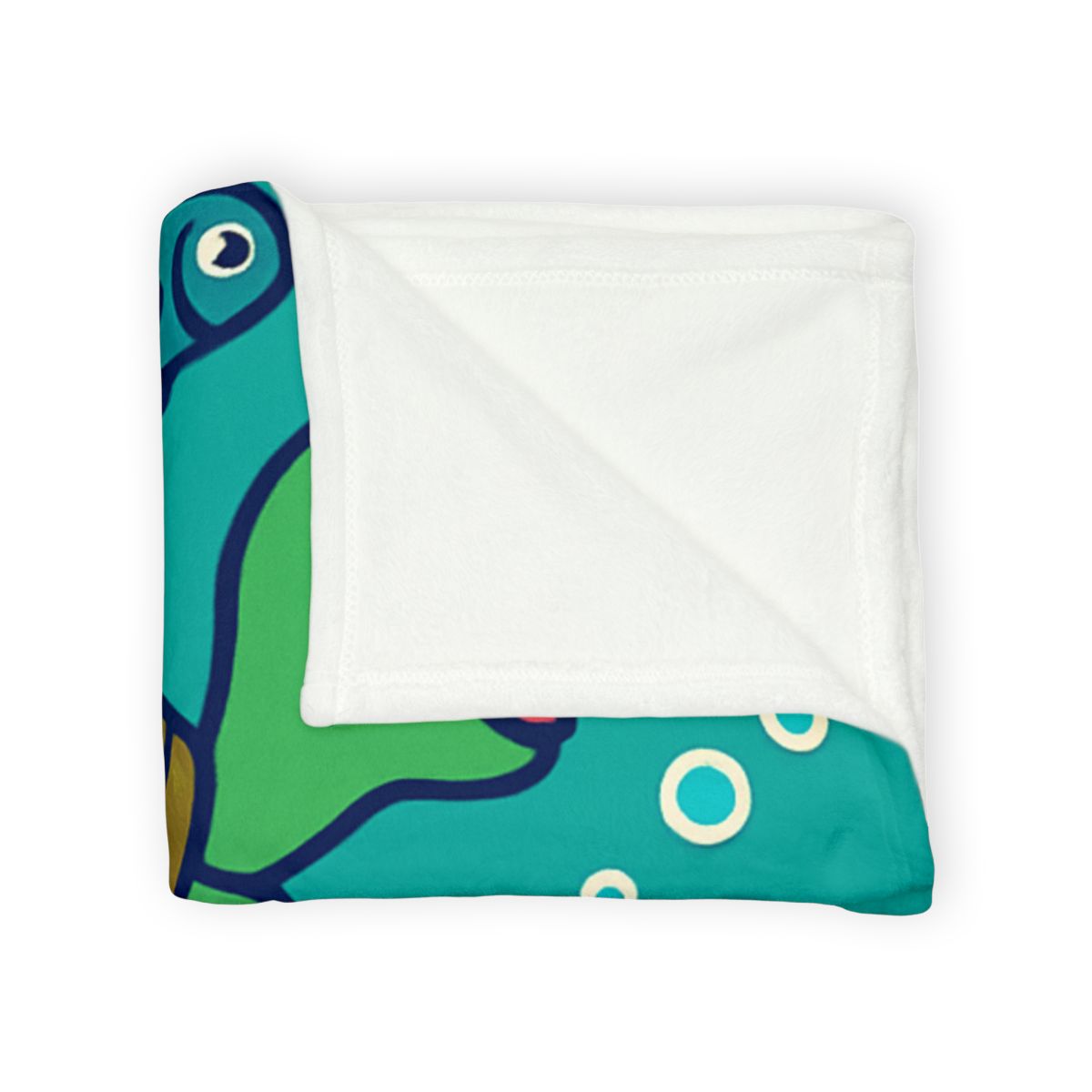 Coral Comet Turtle Parade designer printed blankets