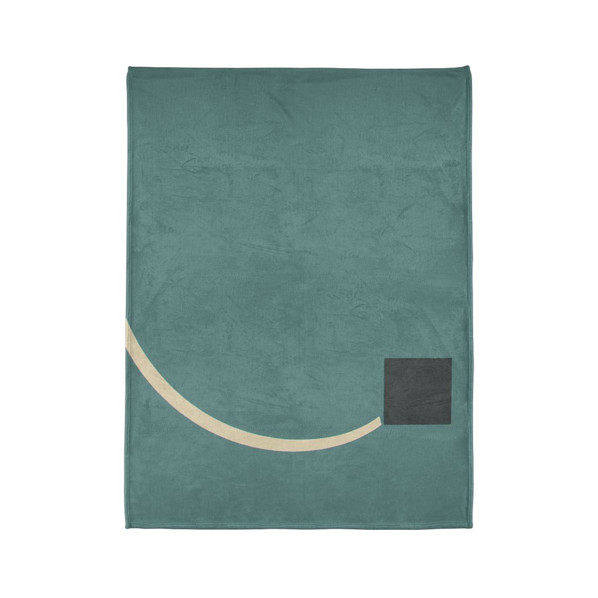 Negative Space Corner Arc custom blankets