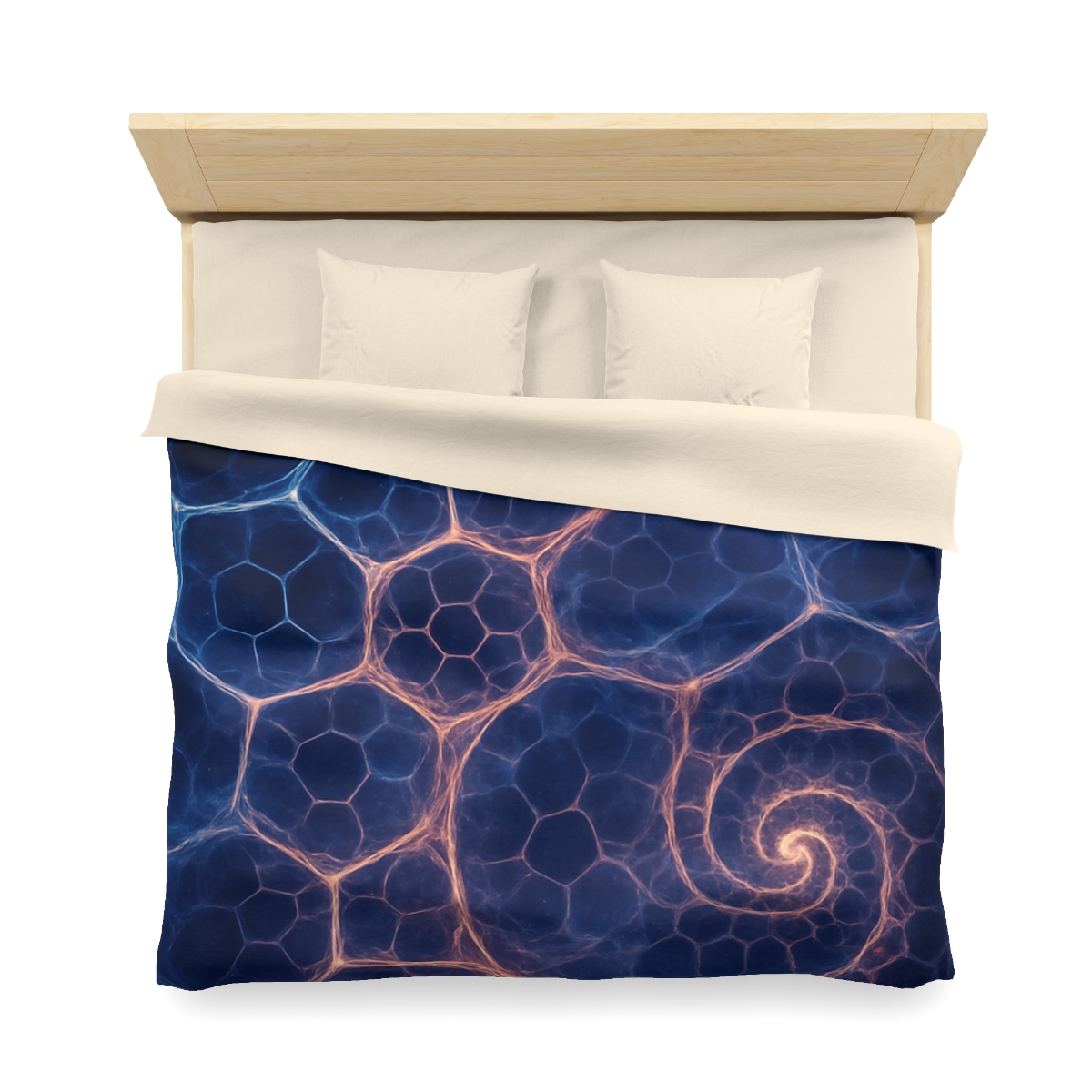 Fractal Nebula Lattice duvets for gifts