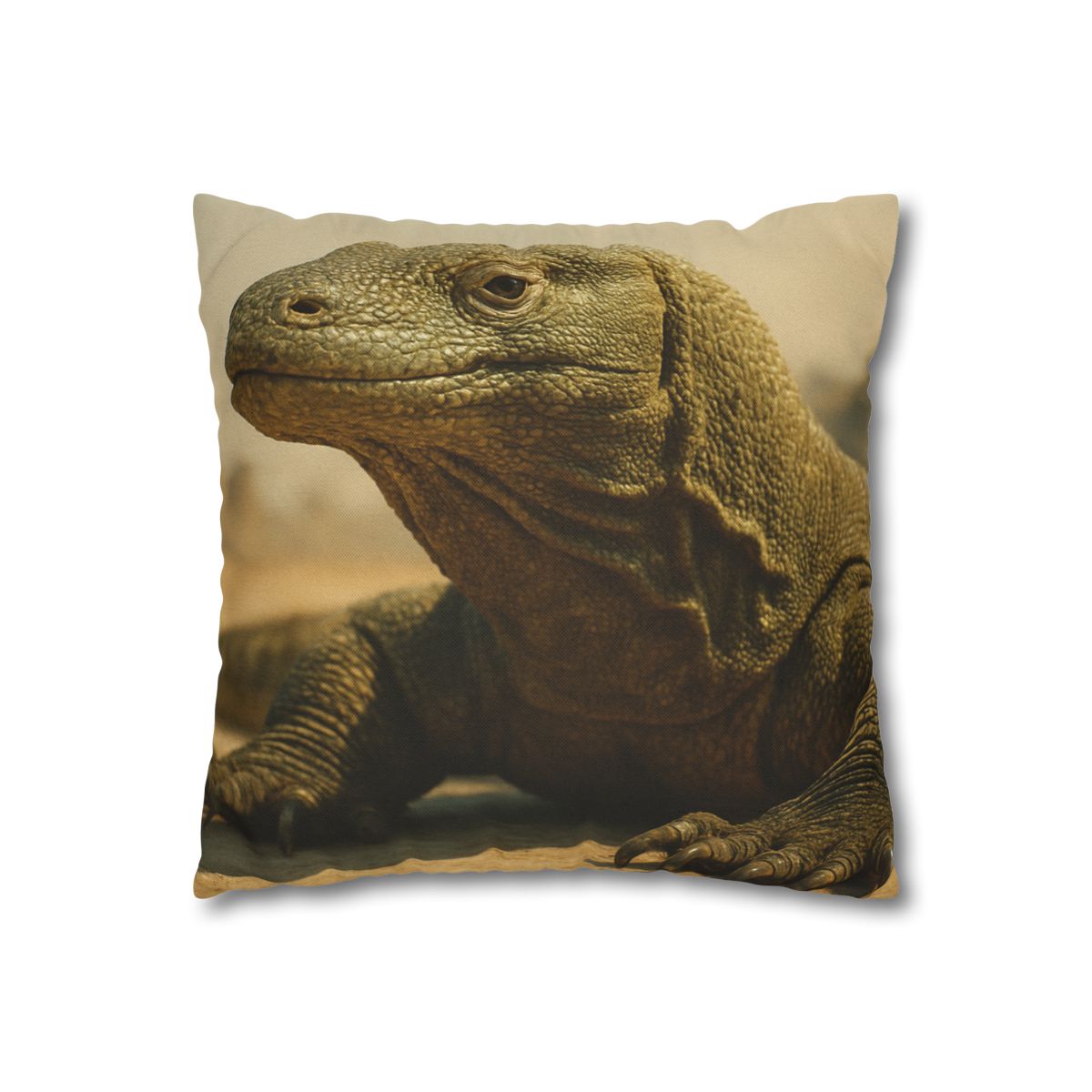 Ancient Sentinel Komodo Dragon soft cotton pillow cases
