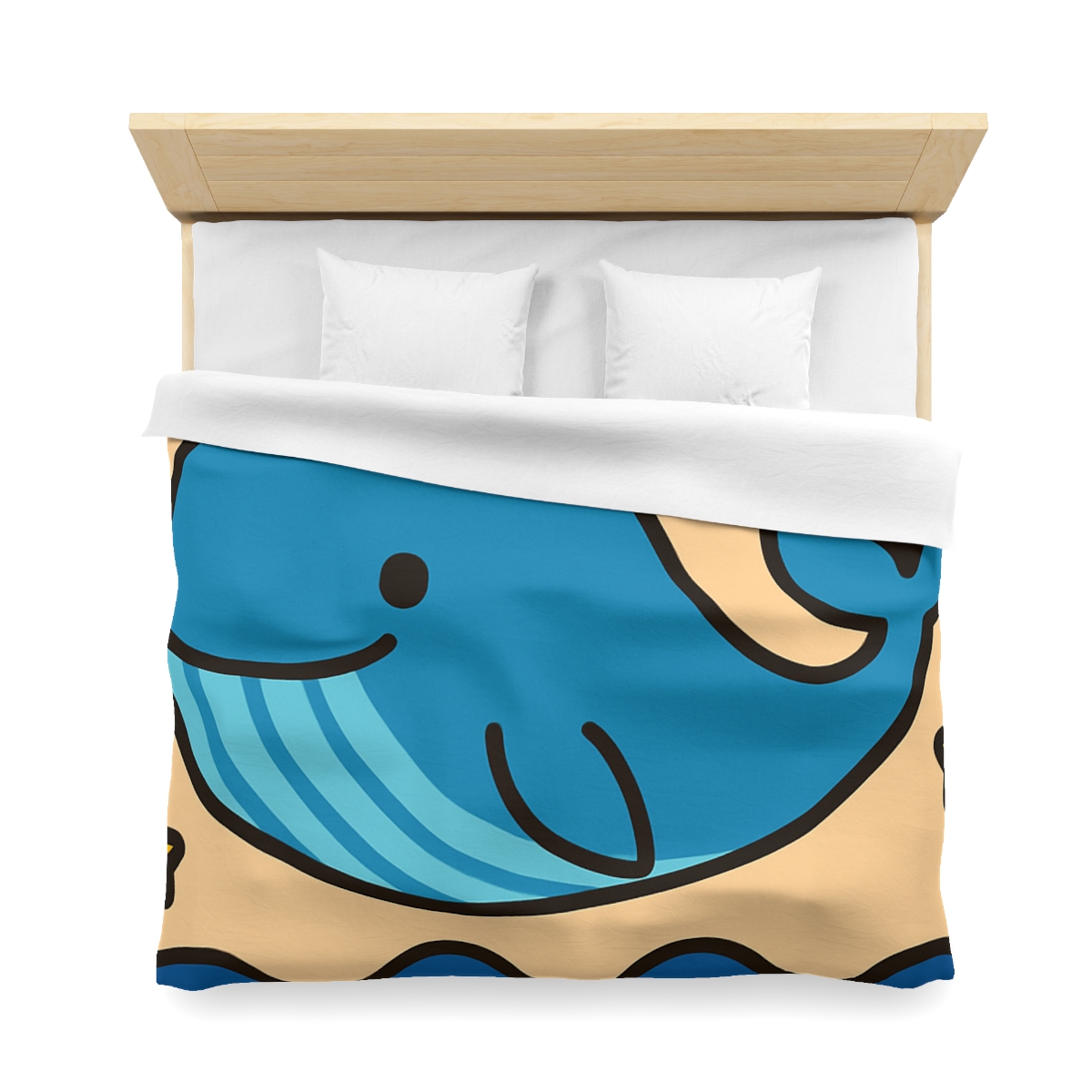 Starlight Whale Voyage custom duvets