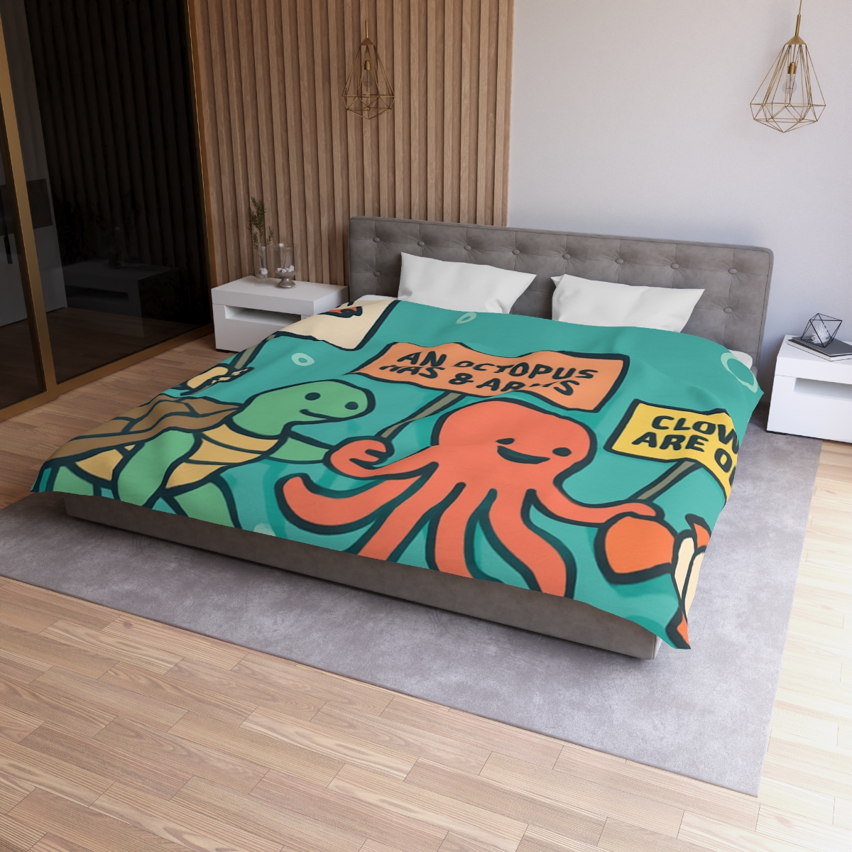 Coral Kingdom Science Parade warm winter duvets