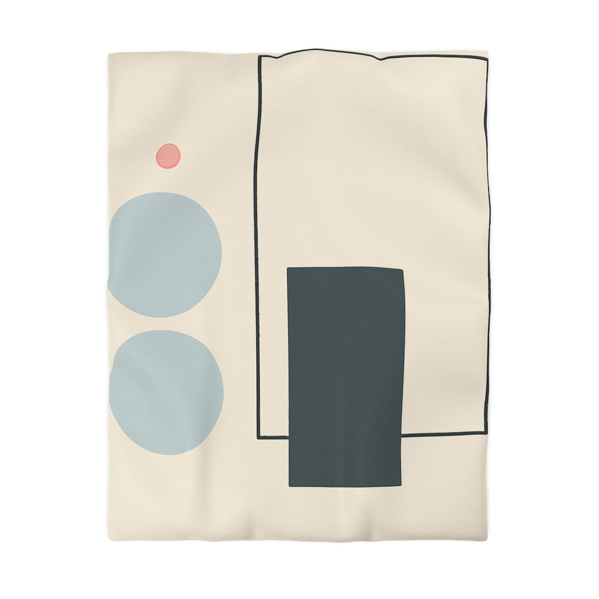 Offset Frame With Two Quiet Discs custom duvets