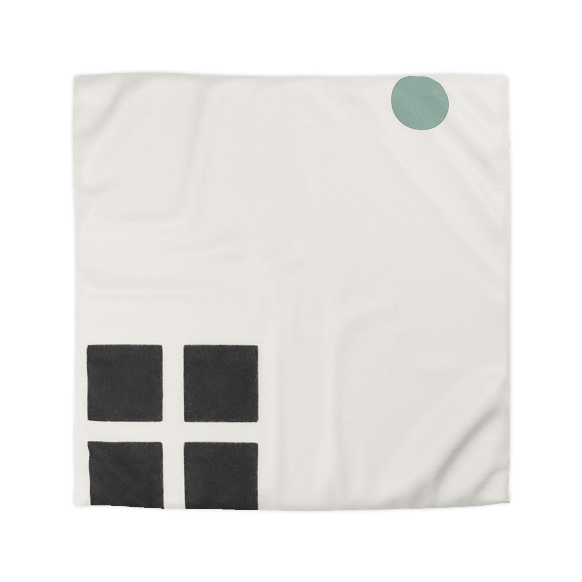 Corner Grid And Wandering Planet designer printed duvets