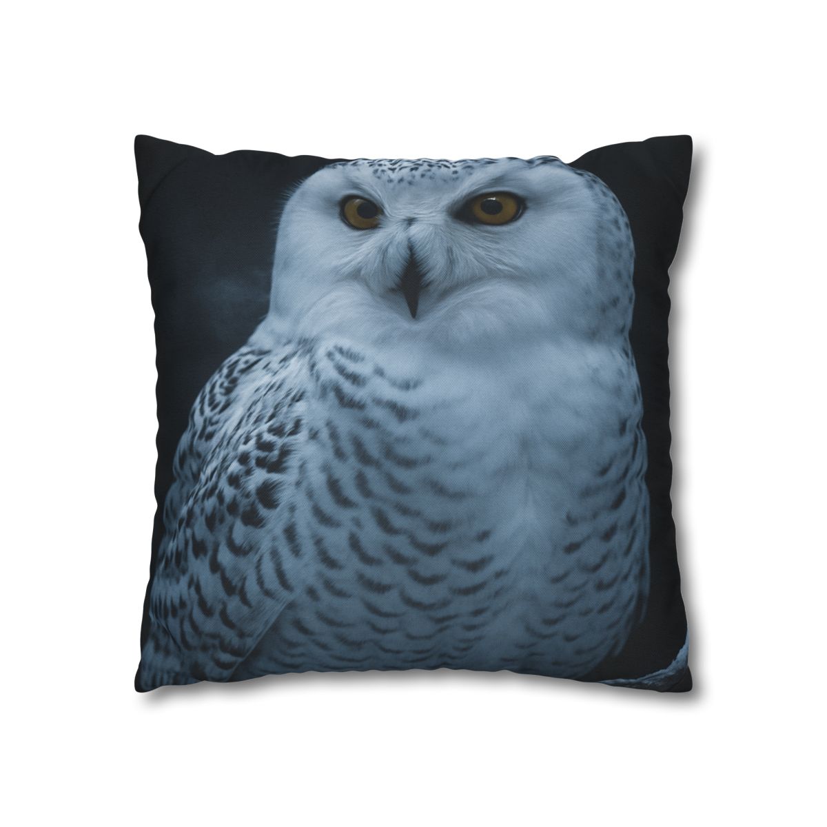 Midnight Watch Snowy Owl comfortable bedding pillow covers