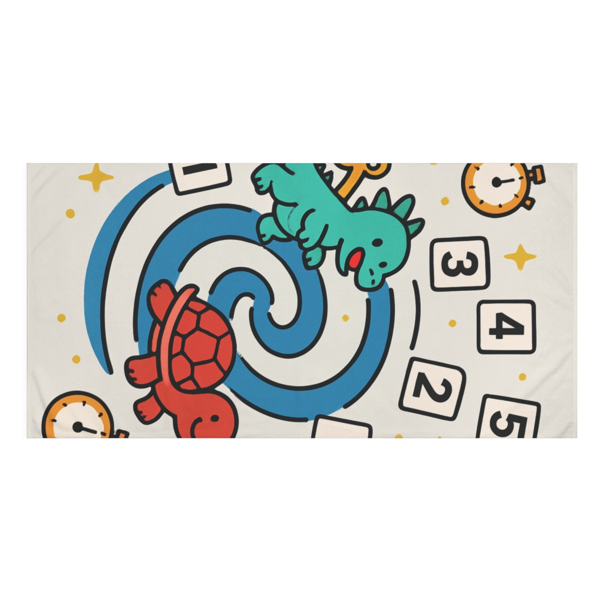 Clockwork Dragon Time Dilation Race unique gift towels