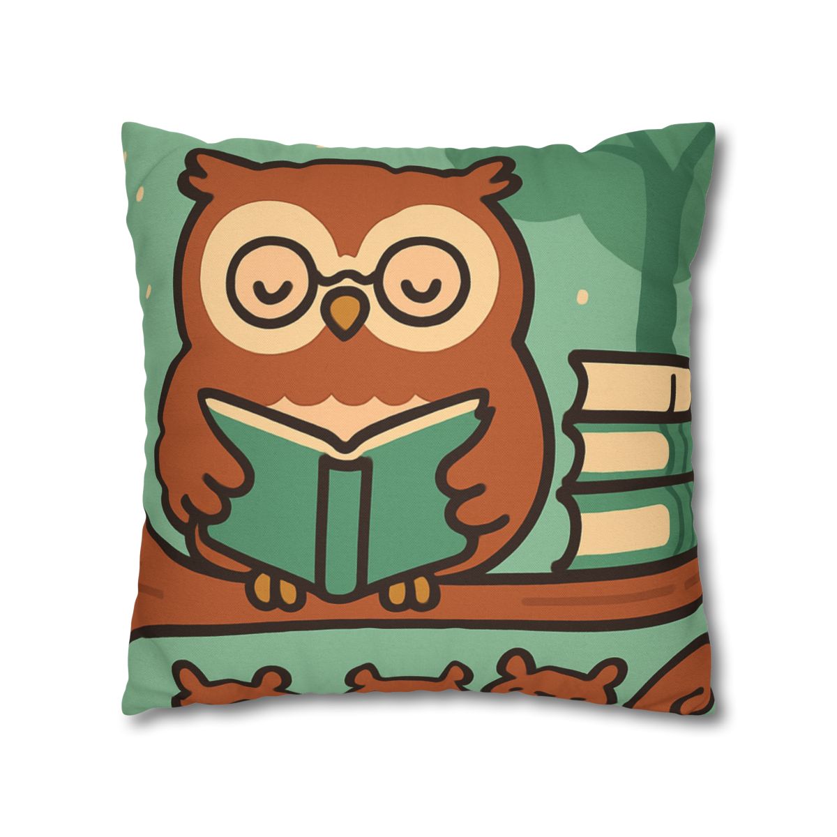 Forest Library Owl comfortable bedding pillow covers