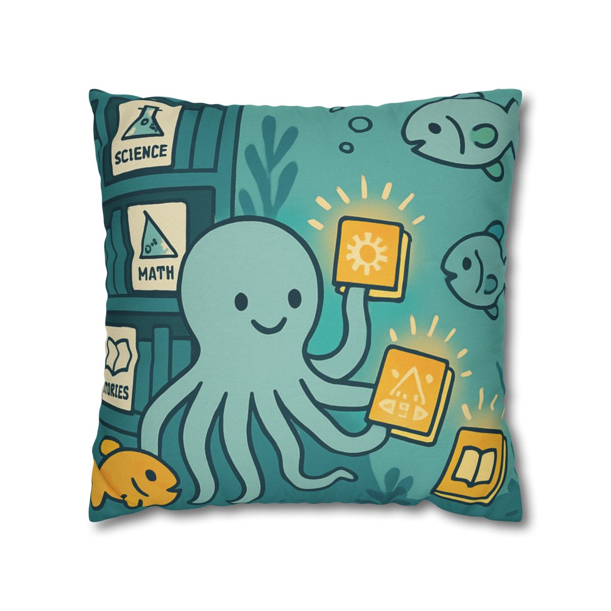 Underwater Library Of Light personalized pillow covers