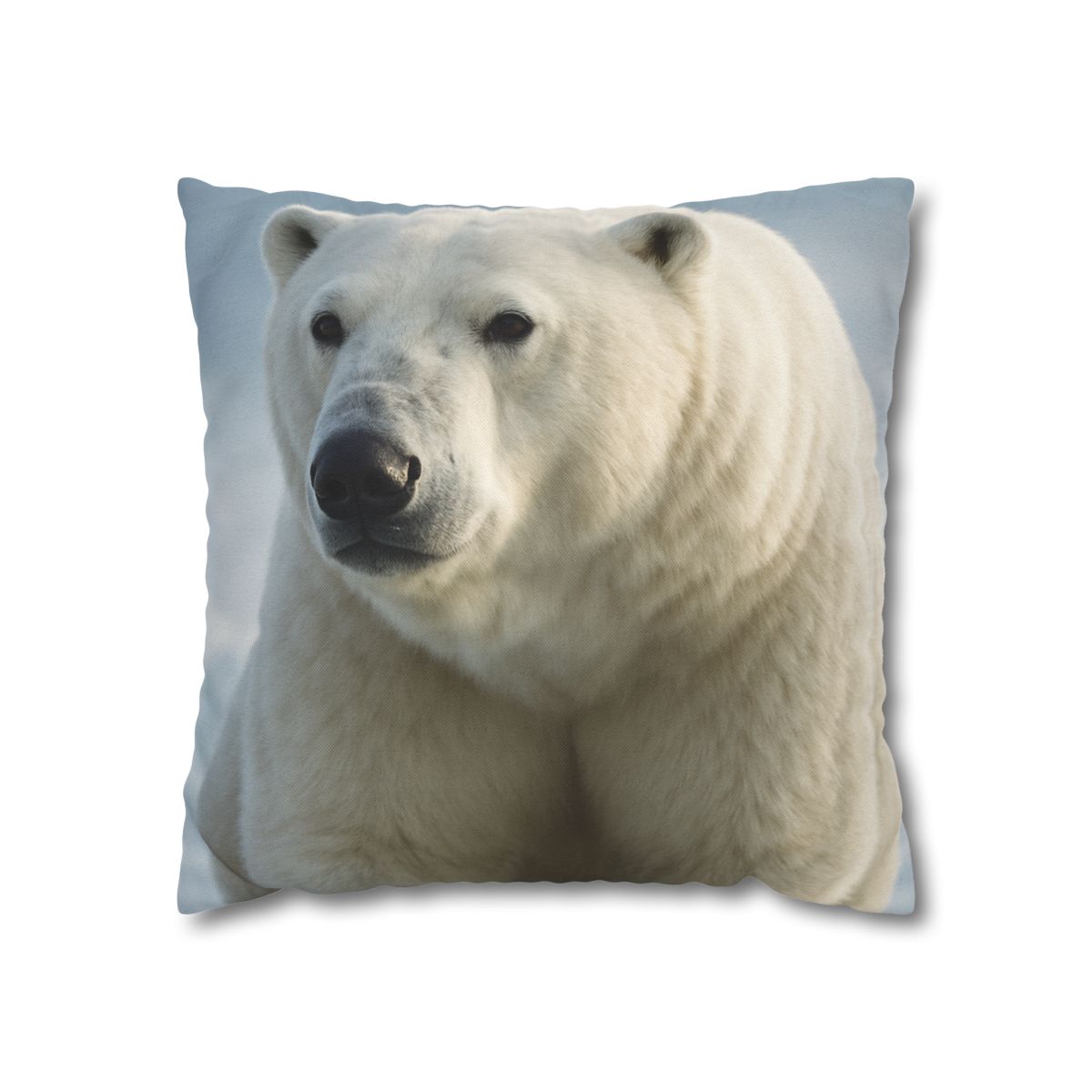 Glacier Sentinel Polar Bear personalized pillow covers