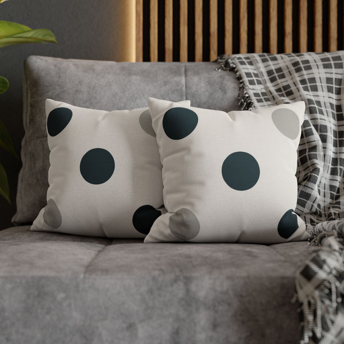 Sparse Dot Grid Rhythm stylish decorative pillowcases