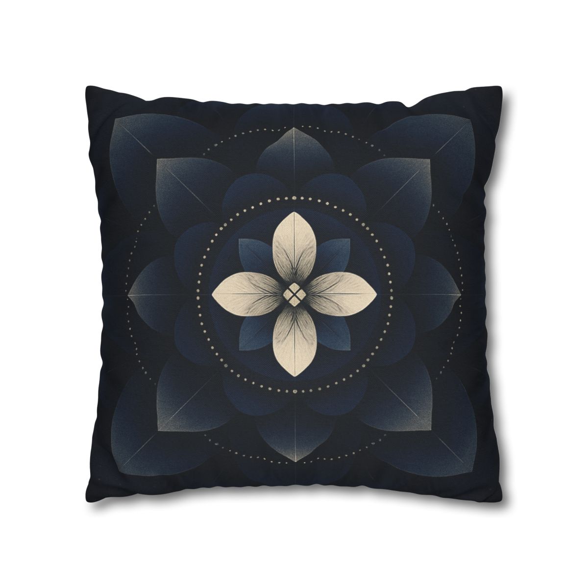 Petal Eclipse Mandala designer print pillow cases
