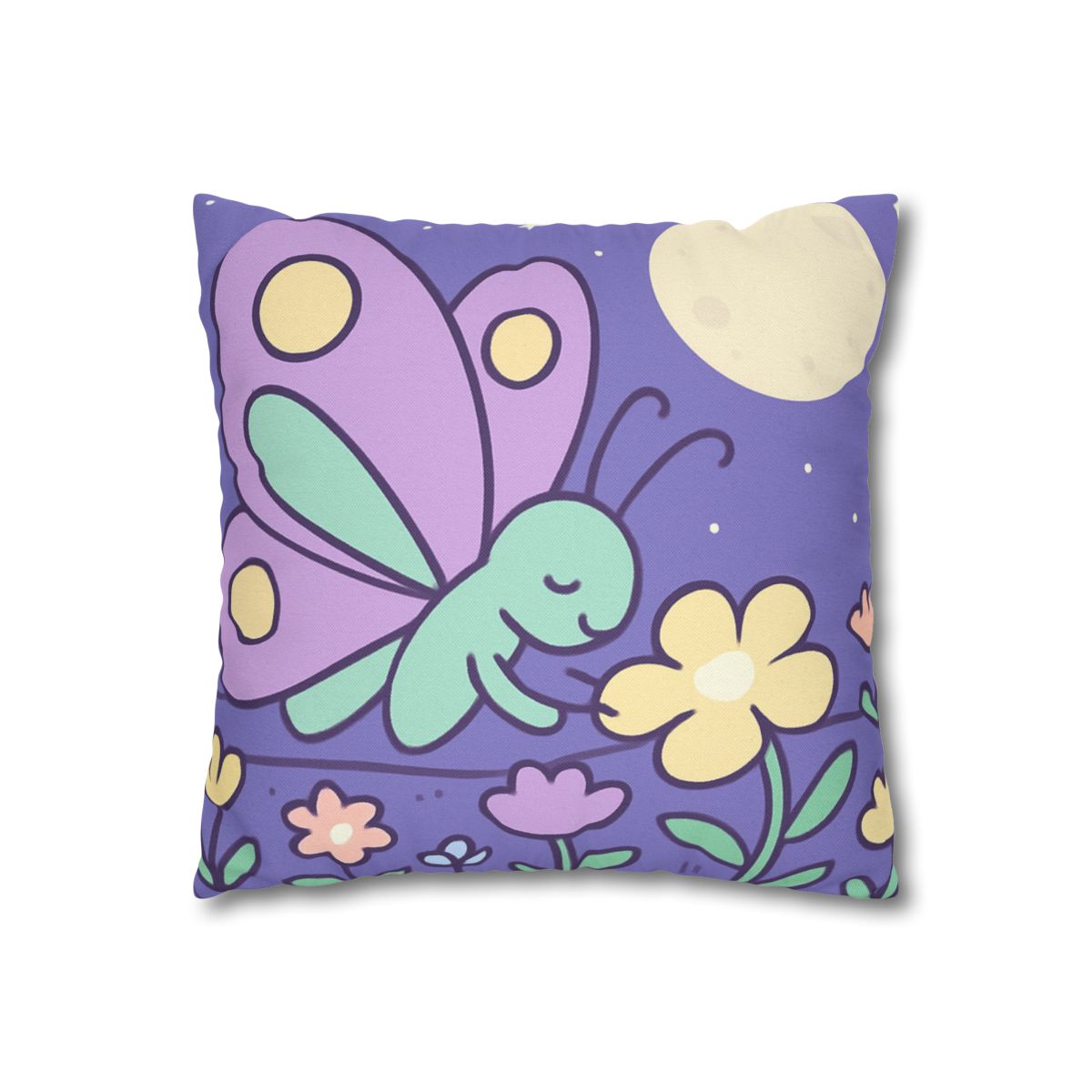 Moon Garden Butterfly designer print pillow cases