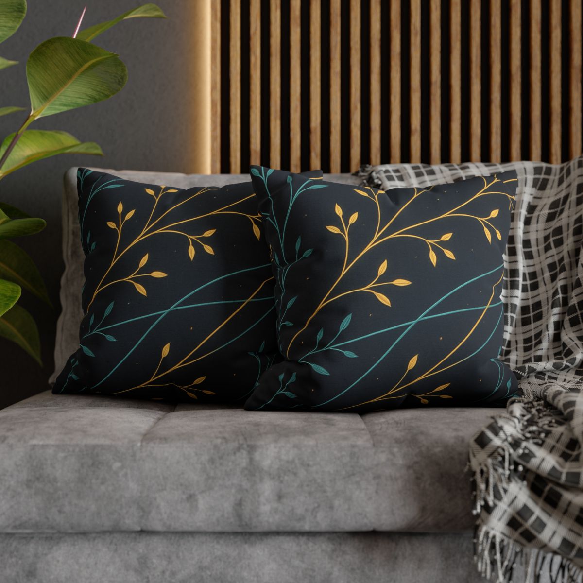 Starlit Vine Constellation unique gift pillow cases