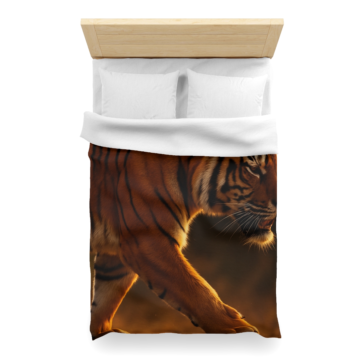 Forest Stalker Bengal Tiger personalized bedding duvets