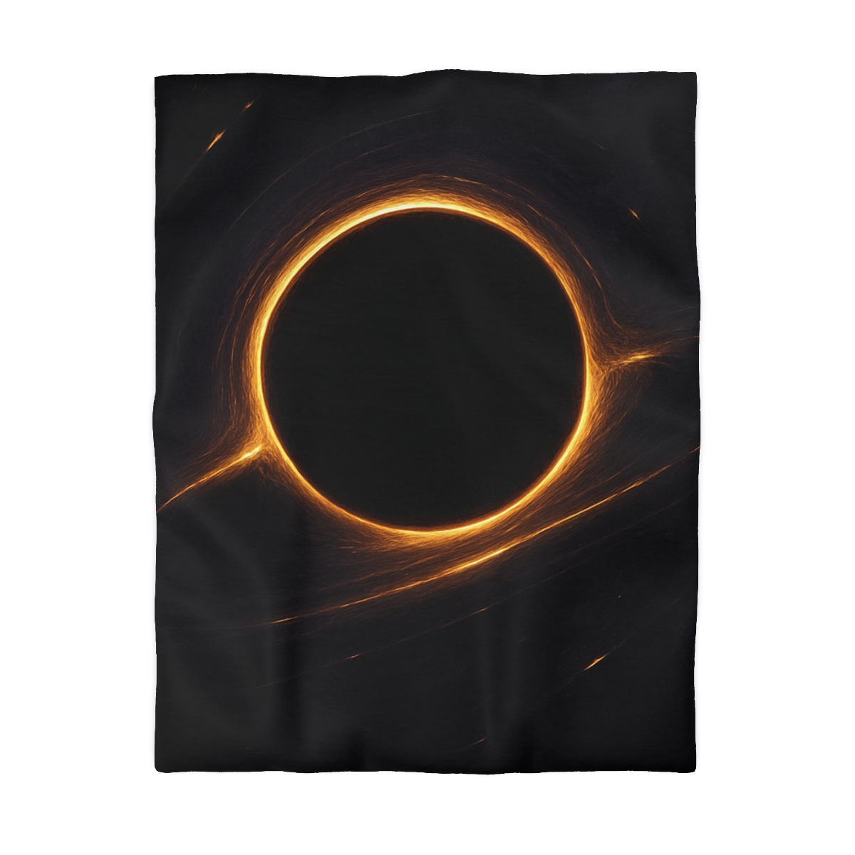 Black Hole Silhouette unique patterned duvets